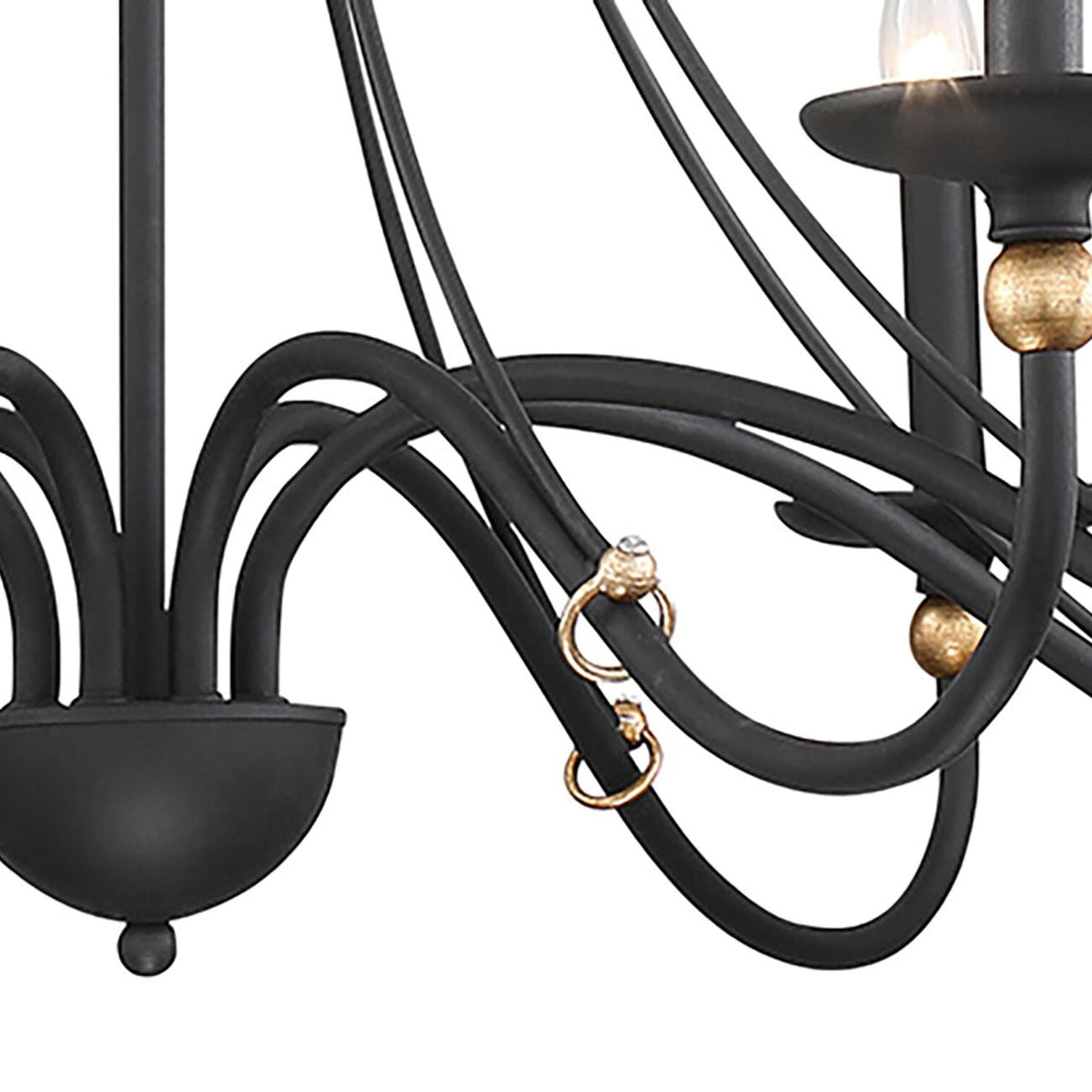 Regalia Vintage Brass Chandelier