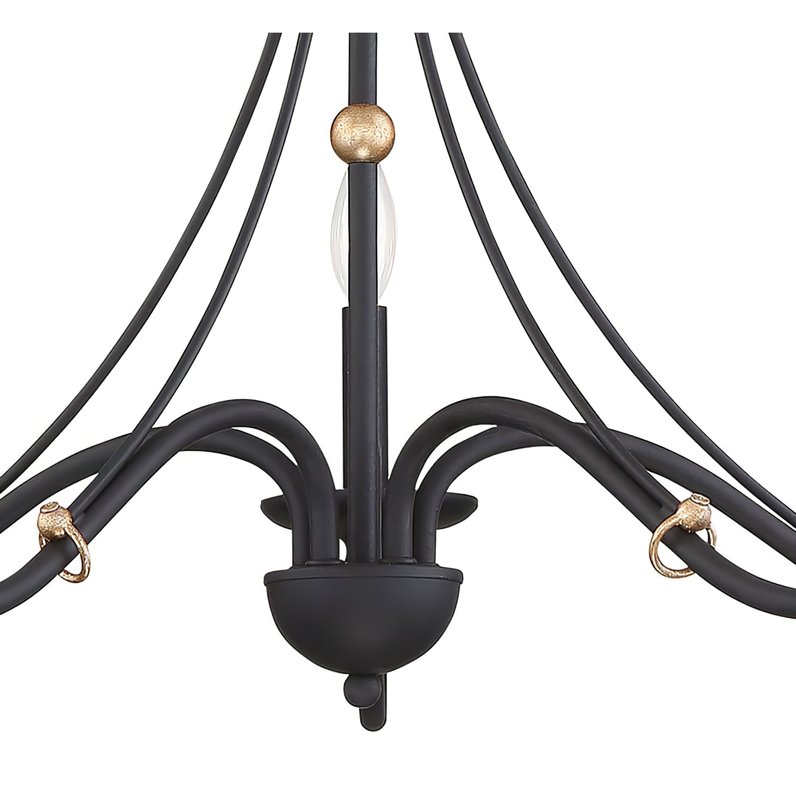 Regalia Vintage Brass Chandelier
