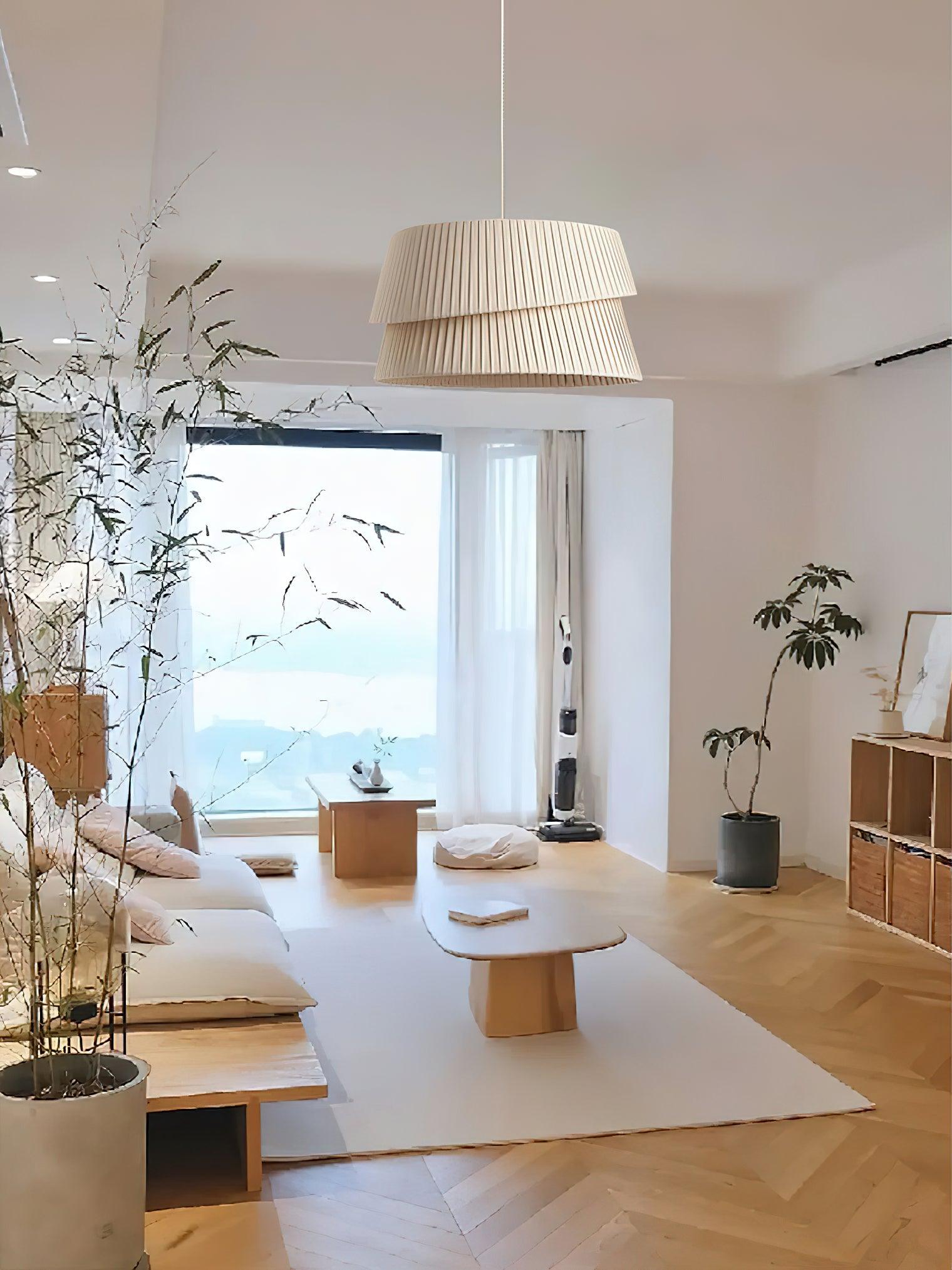 Tocan Fabric Scandinavian Pendant Light