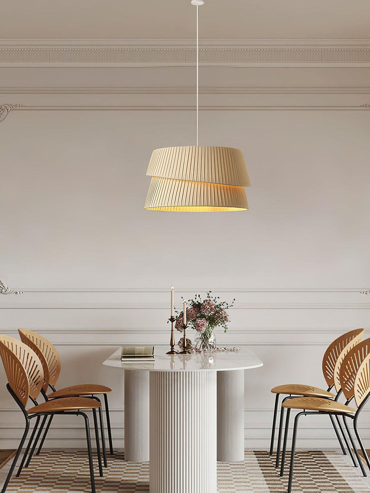 Tocan Fabric Scandinavian Pendant Light