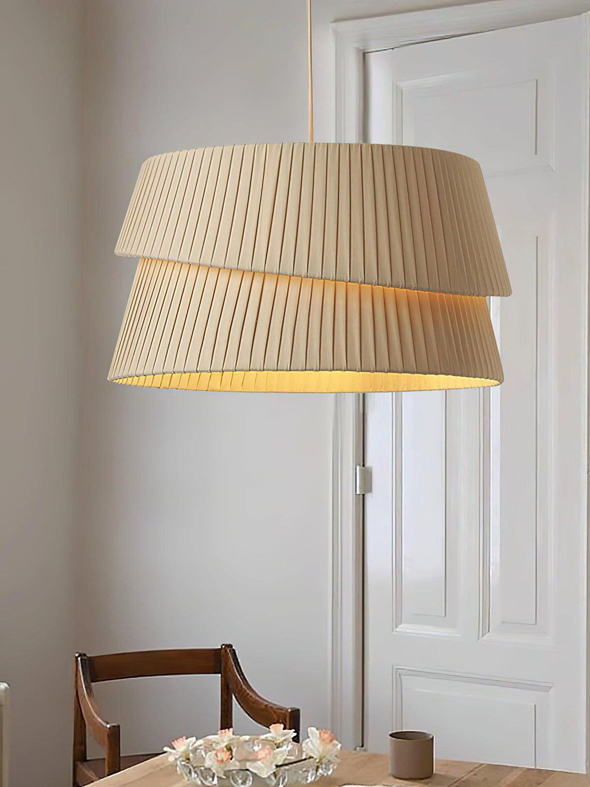 Tocan Fabric Scandinavian Pendant Light
