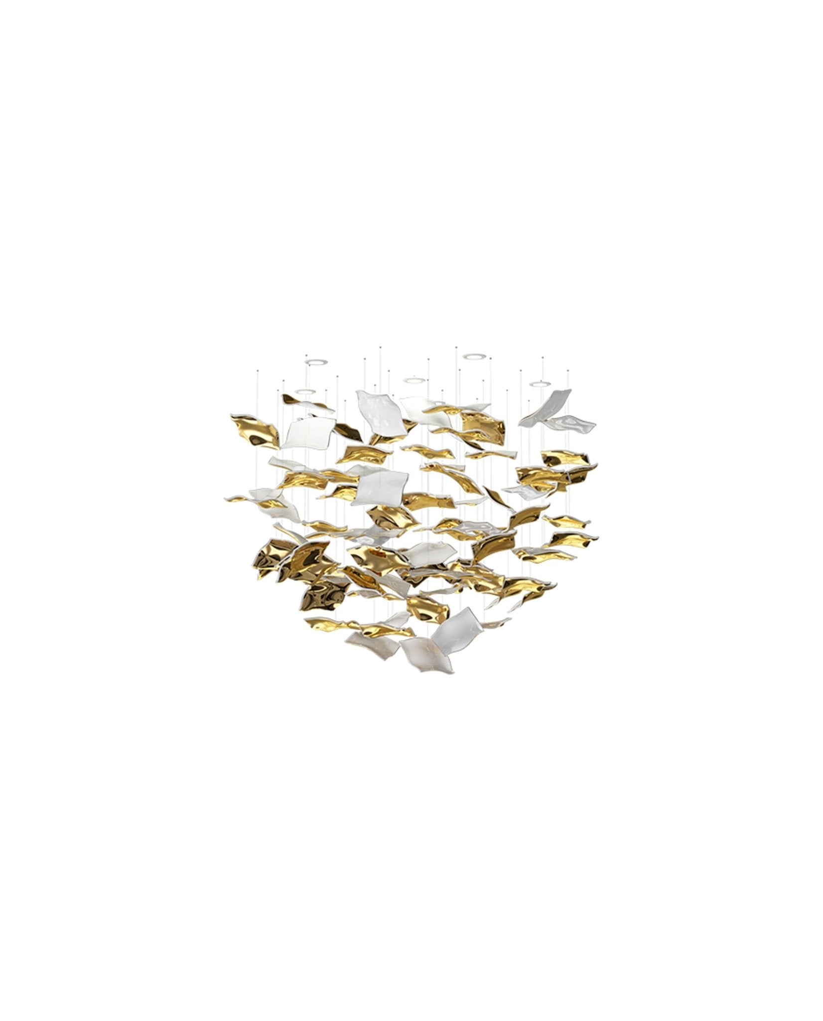 Viliros Glass Spiral Pendant Light