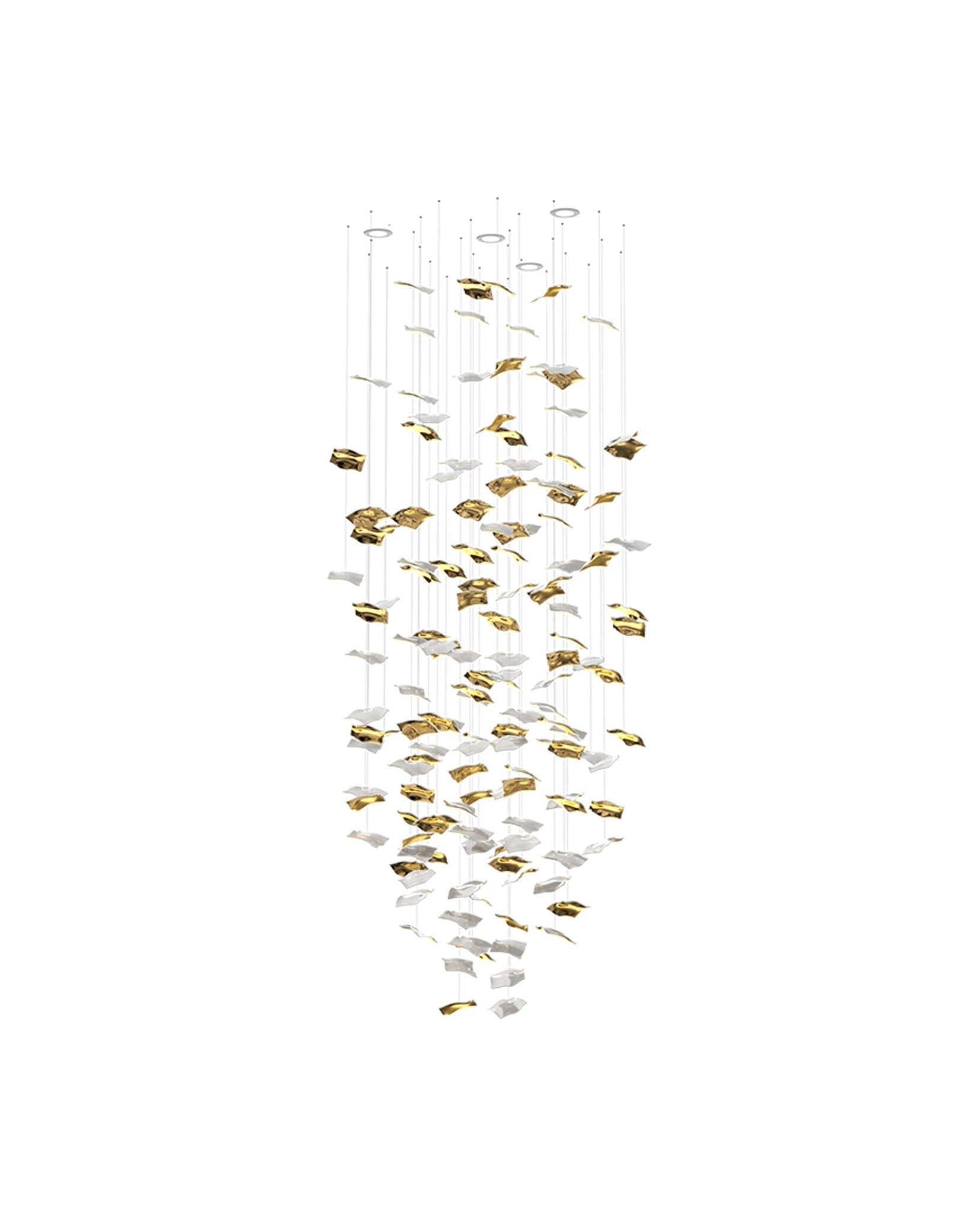 Viliros Glass Spiral Pendant Light