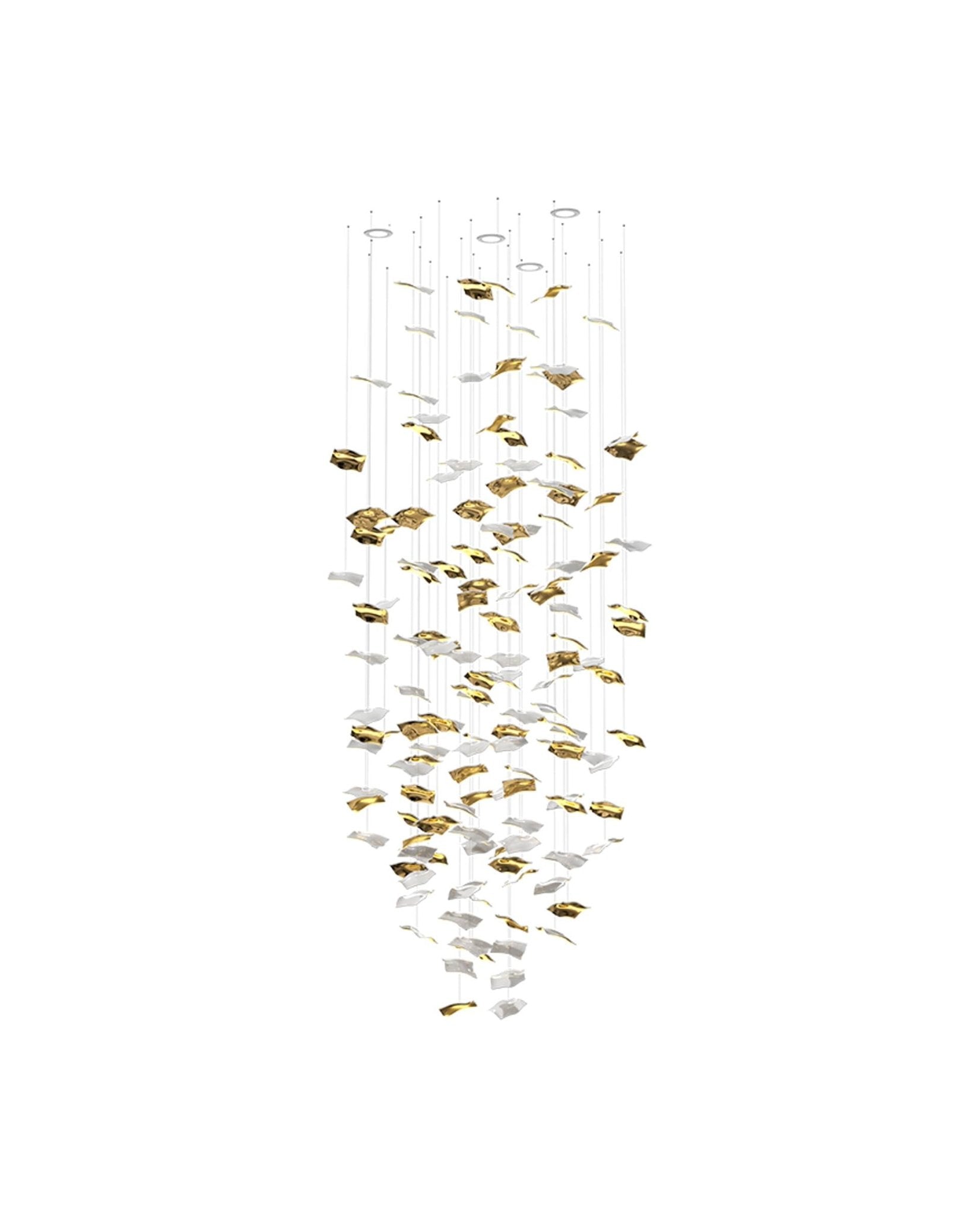 Viliros Glass Spiral Pendant Light