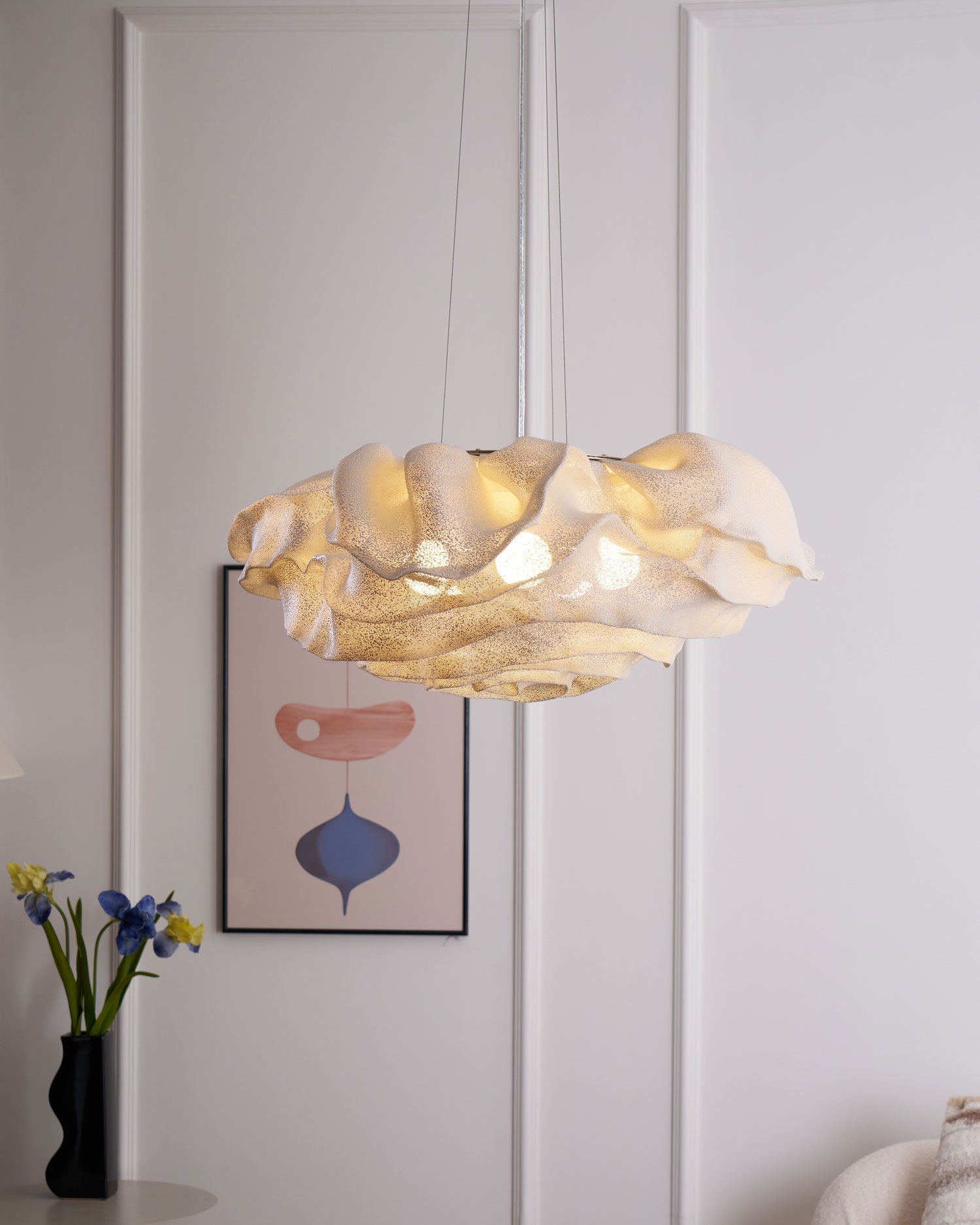 Wavern Steel Artistic Pendant Light