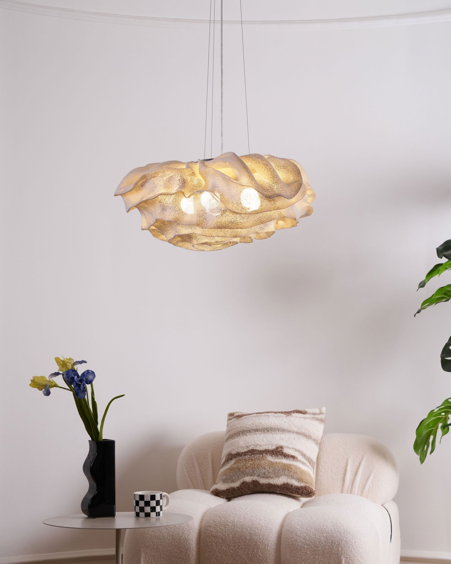 Wavern Steel Artistic Pendant Light