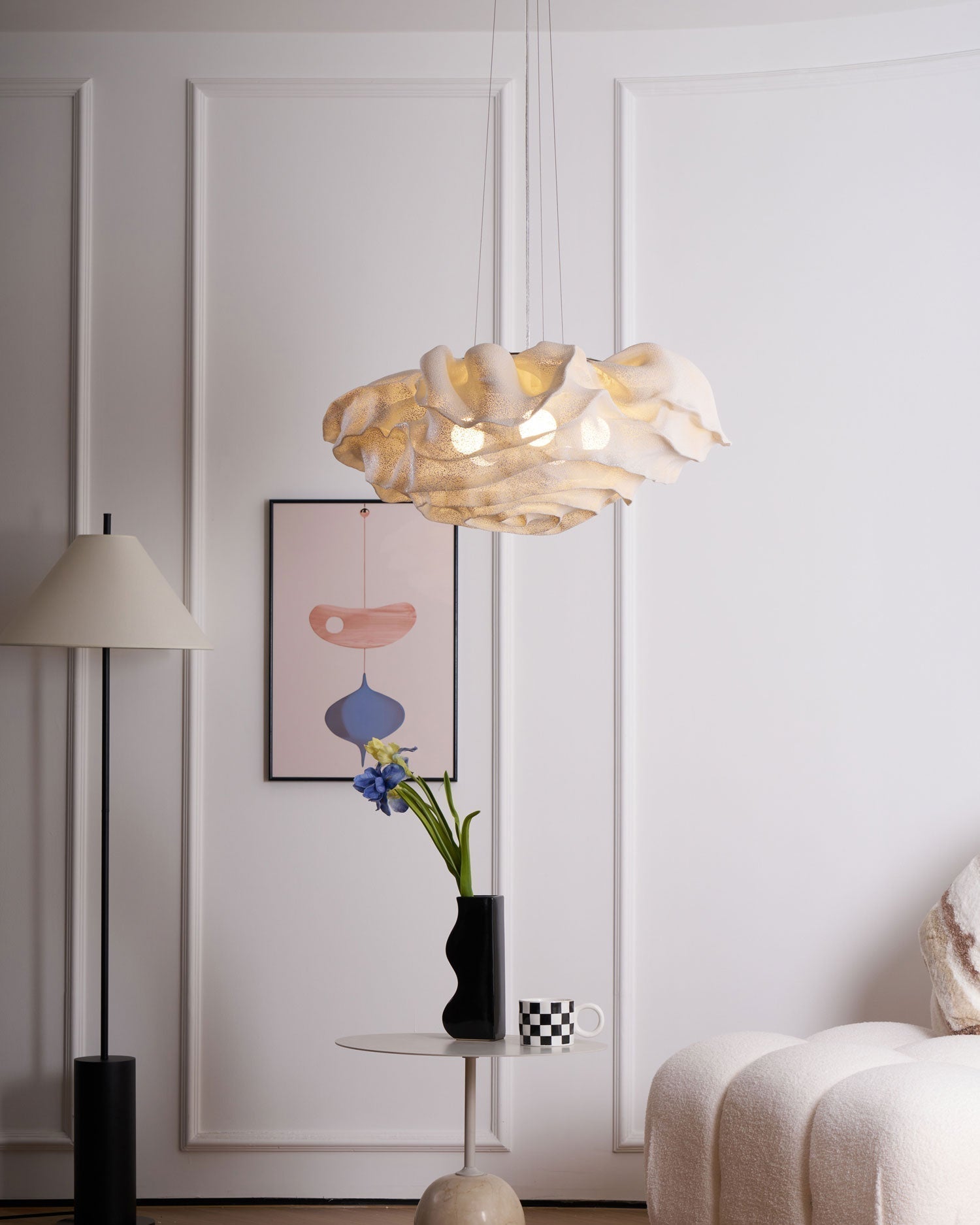 Wavern Steel Artistic Pendant Light