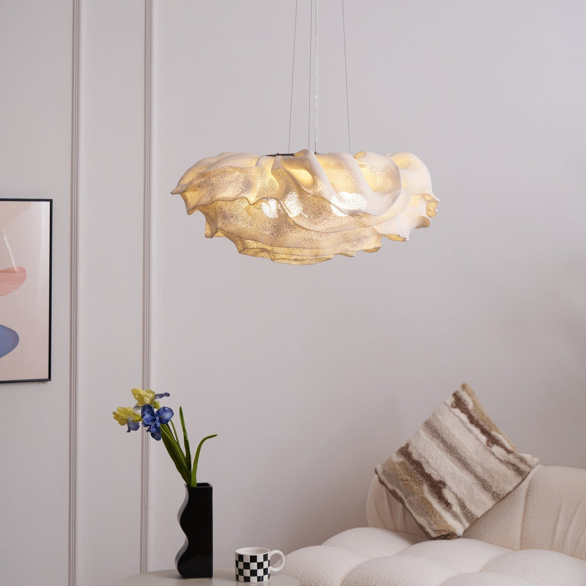 Wavern Steel Artistic Pendant Light