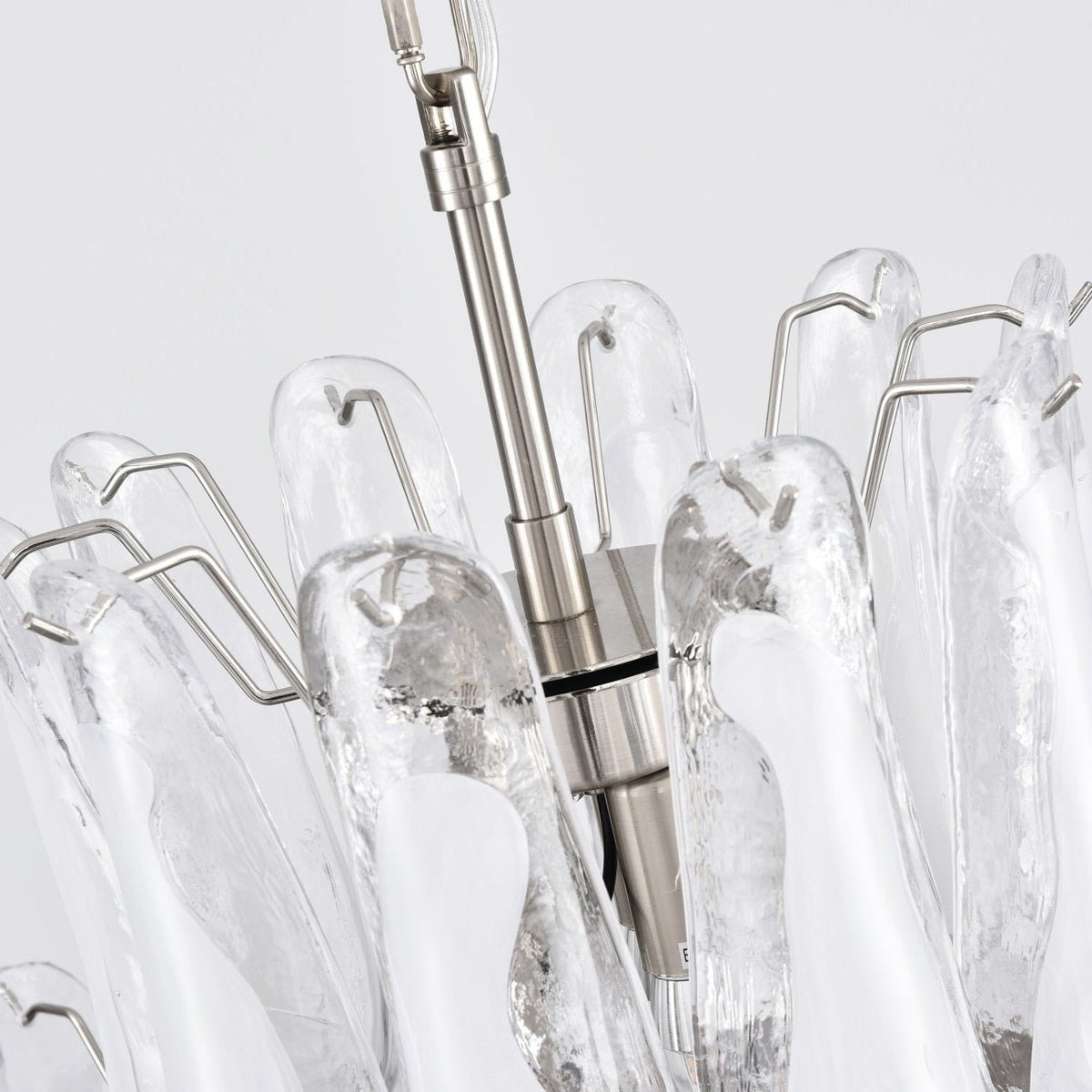 Eirivine Chandelier White Cloud Glass Petals
