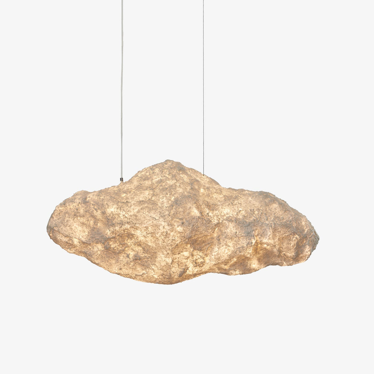 Elliros Textured Paper Pulp Pendant Light
