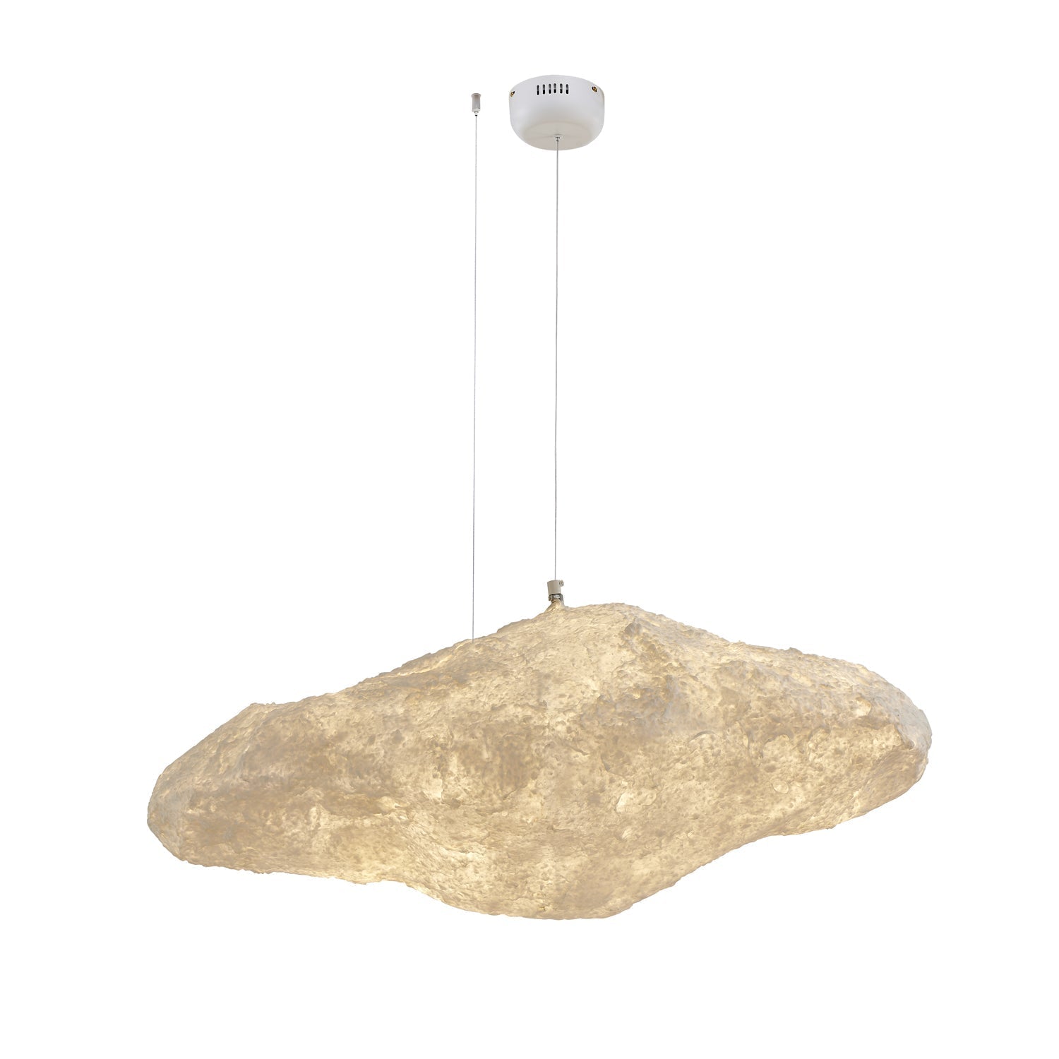 Elliros Textured Paper Pulp Pendant Light