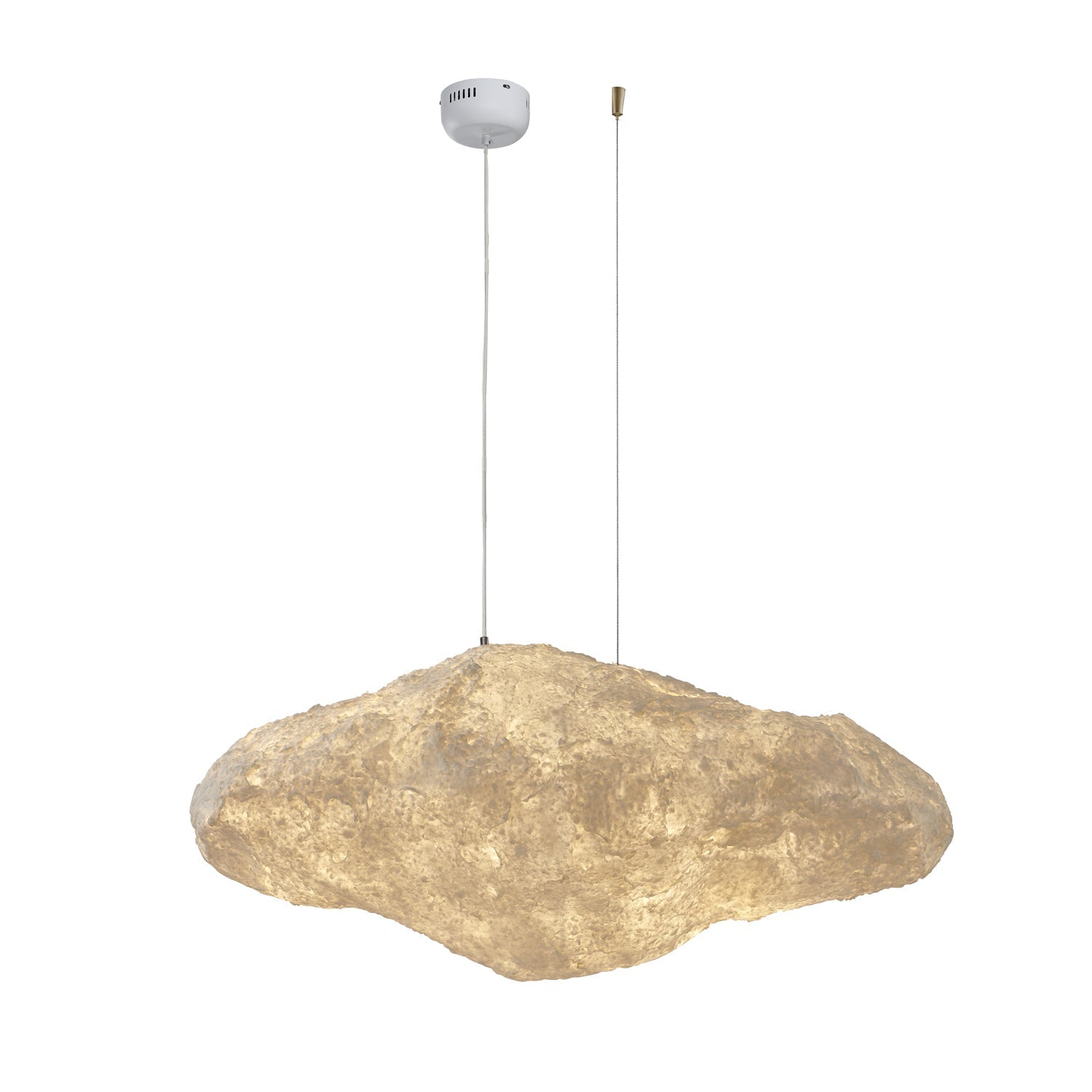 Elliros Textured Paper Pulp Pendant Light