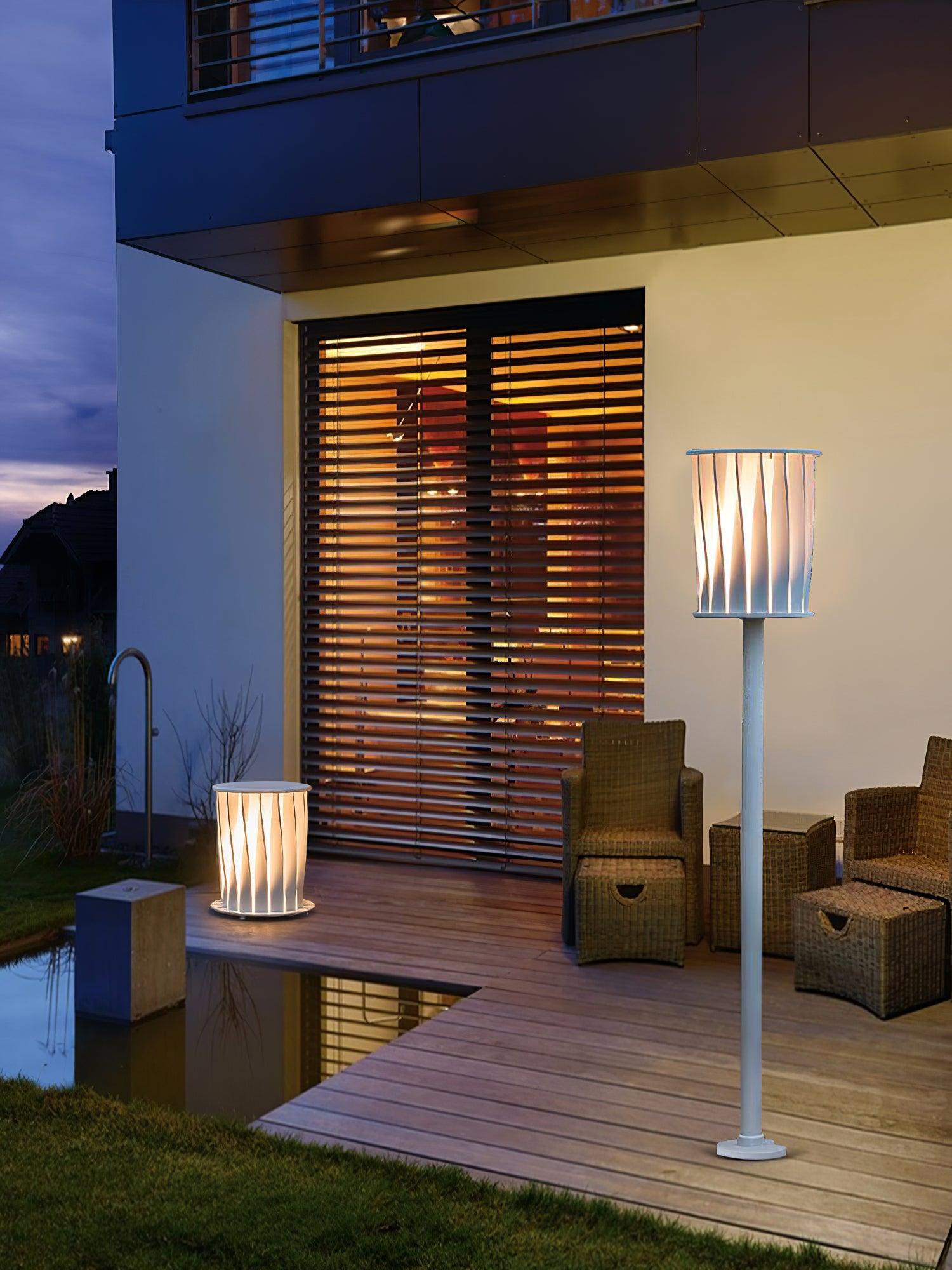 Flare Modern Aluminum Outdoor Light