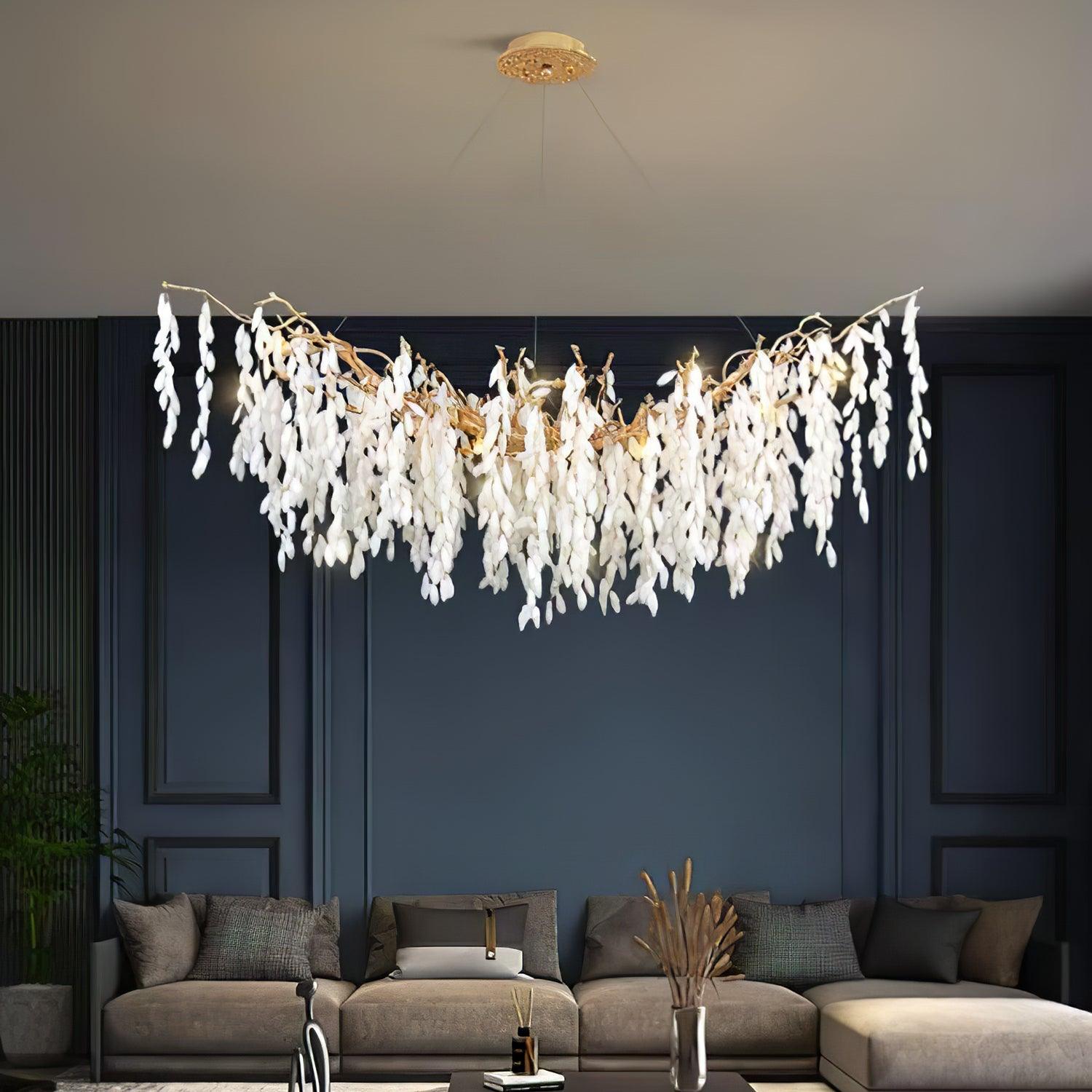 Florealis Cascading Crystal Chandelier