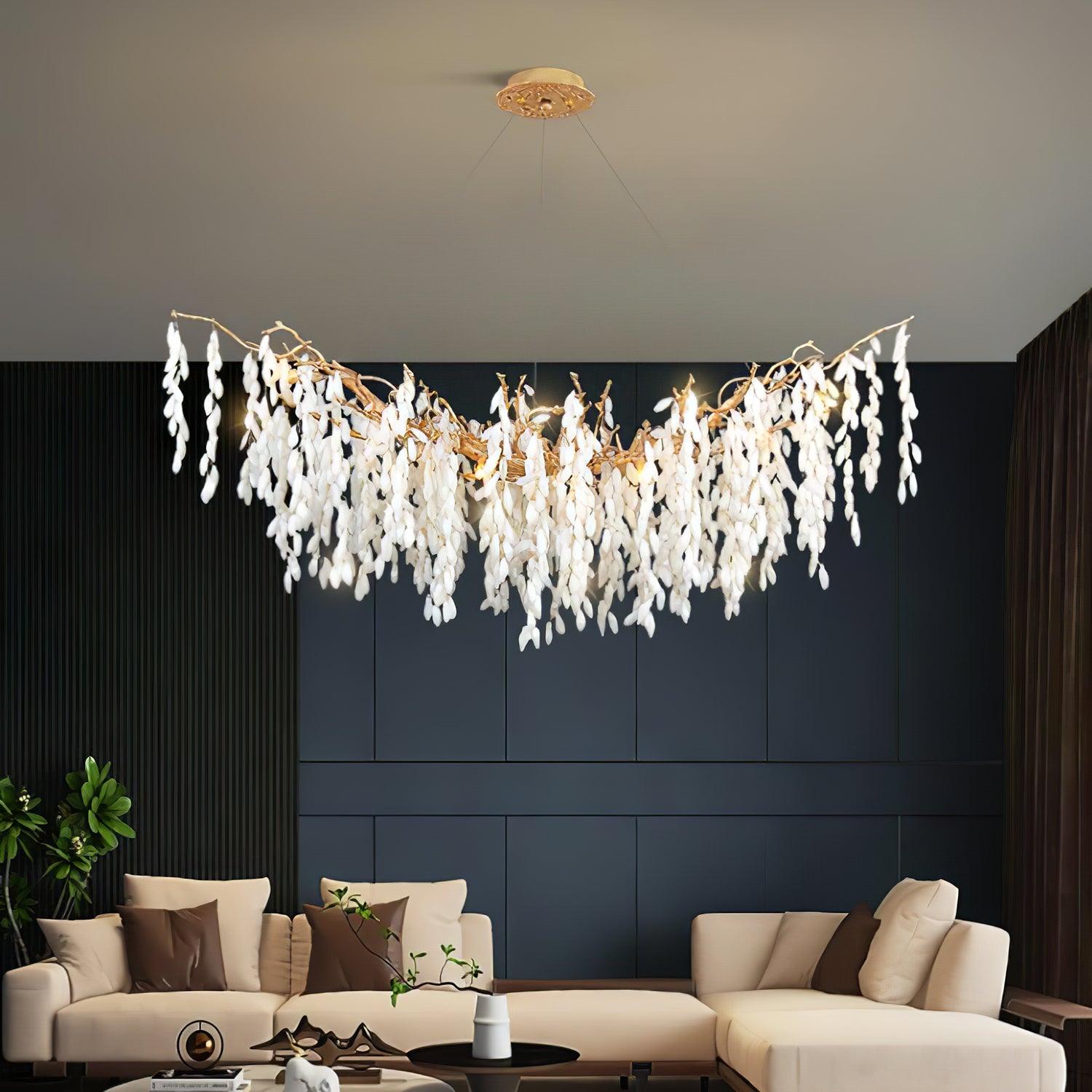 Florealis Cascading Crystal Chandelier