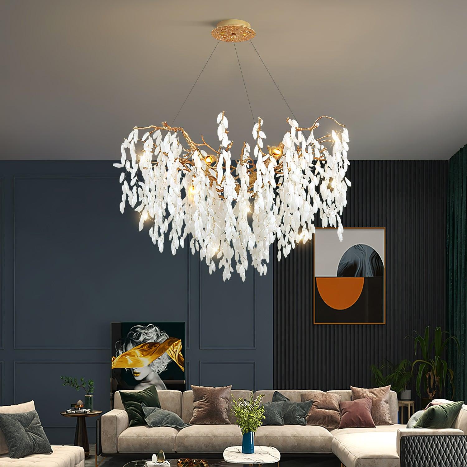 Florealis Cascading Crystal Chandelier
