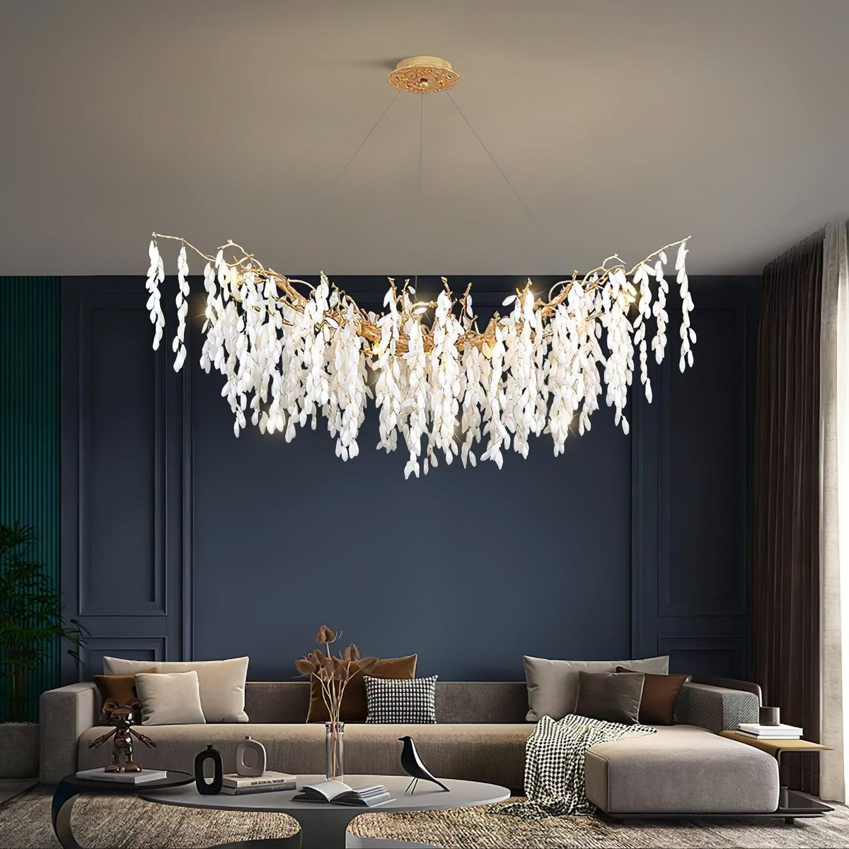 Florealis Cascading Crystal Chandelier