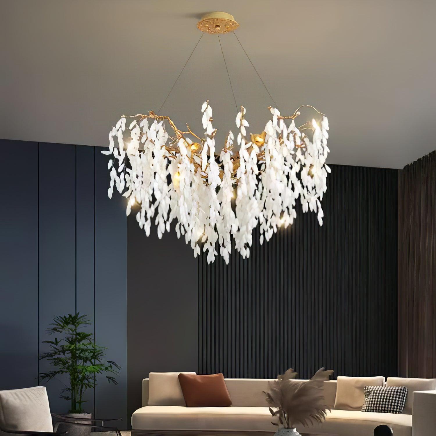 Florealis Cascading Crystal Chandelier