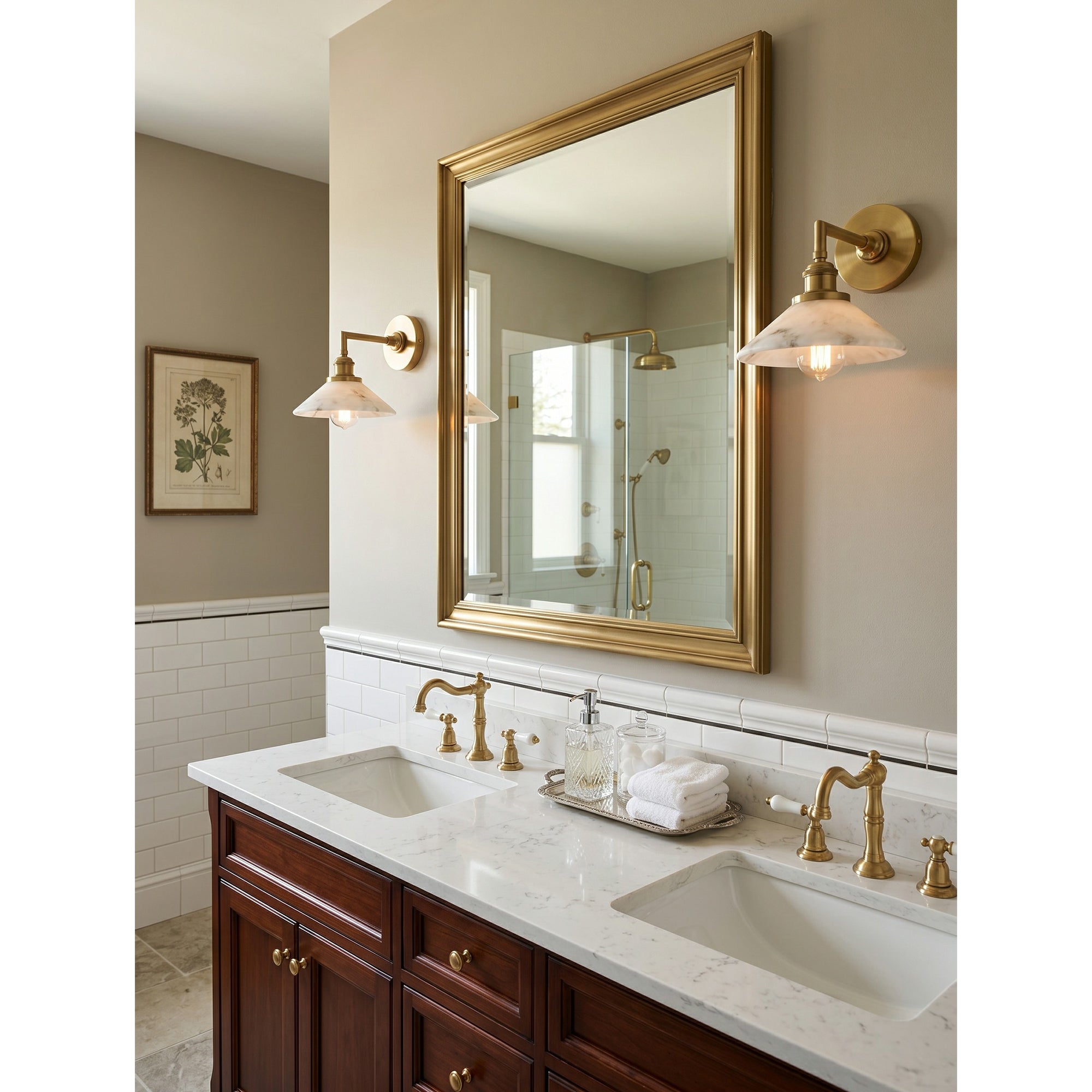 Nivenina Alabaster Wall Sconce