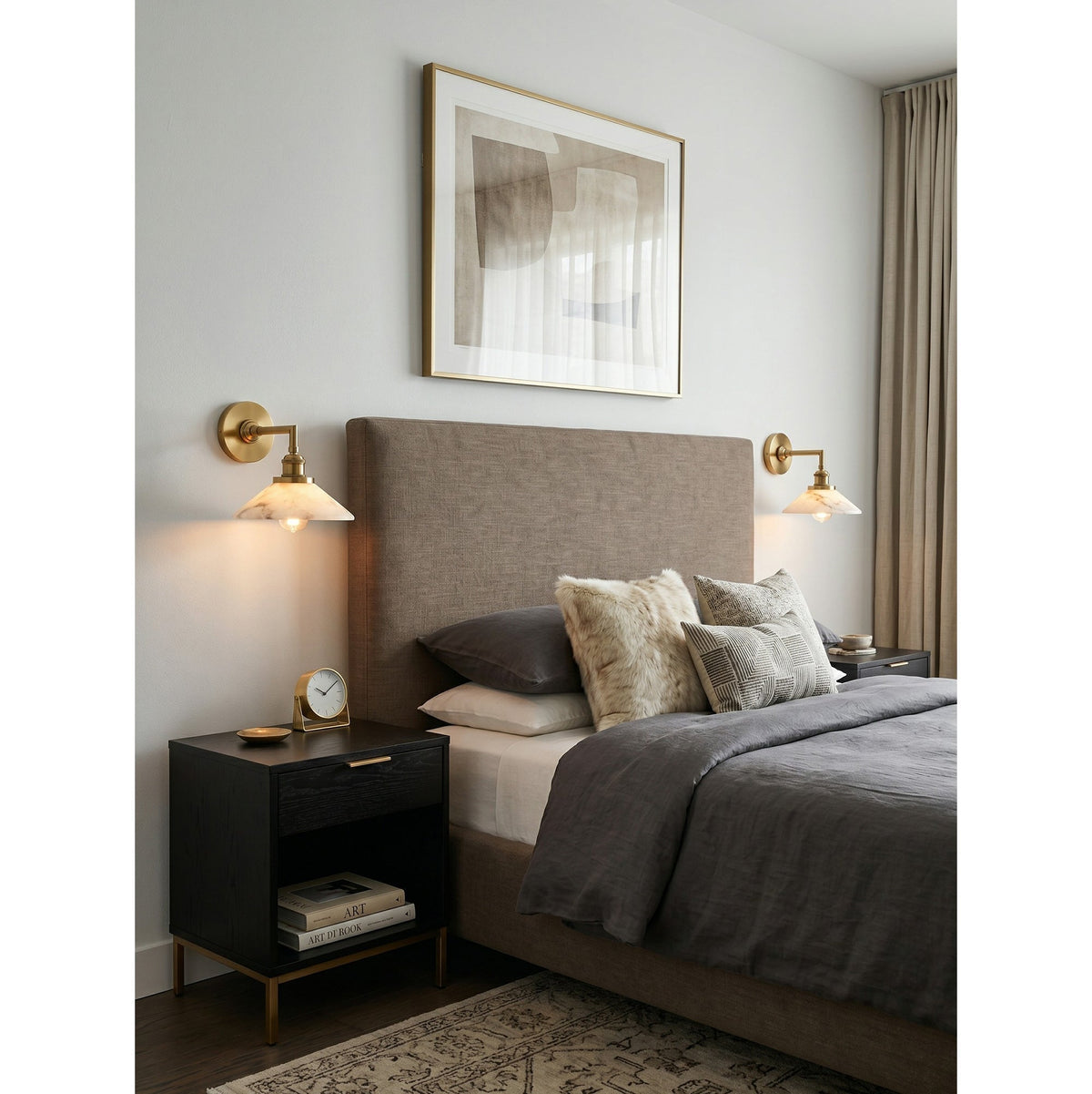 Nivenina Alabaster Wall Sconce