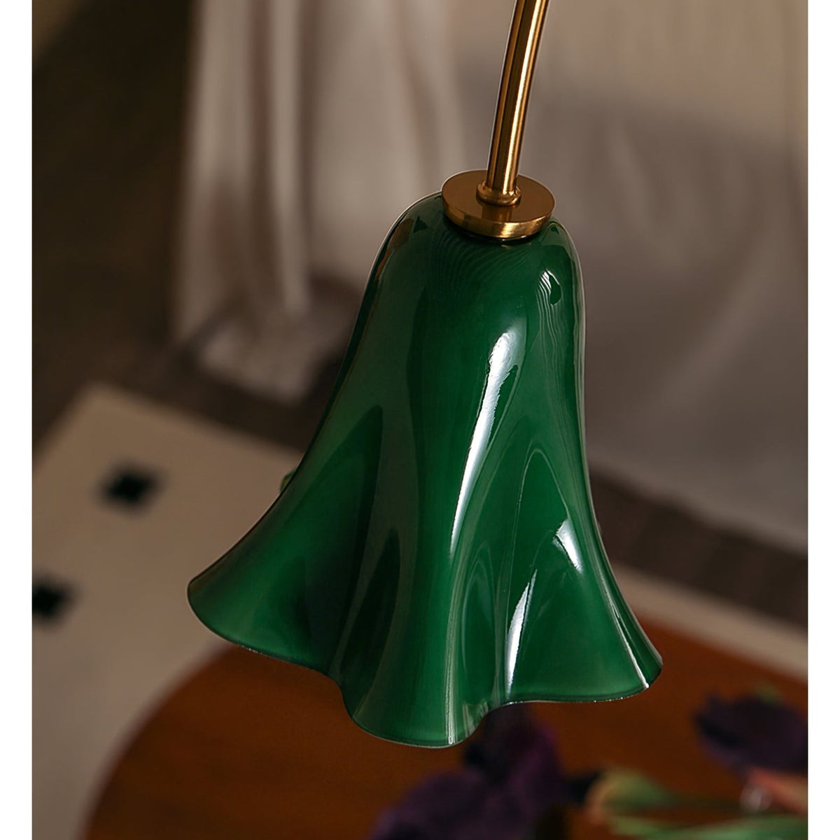 EmeraldBell Glass Pendant Chandelier