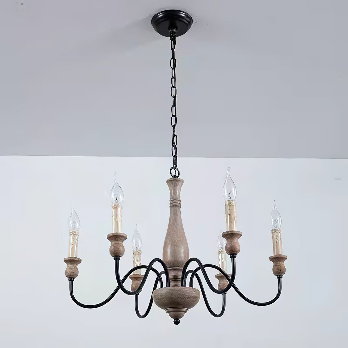 Viraarena Chandelier Farmhouse Rustic