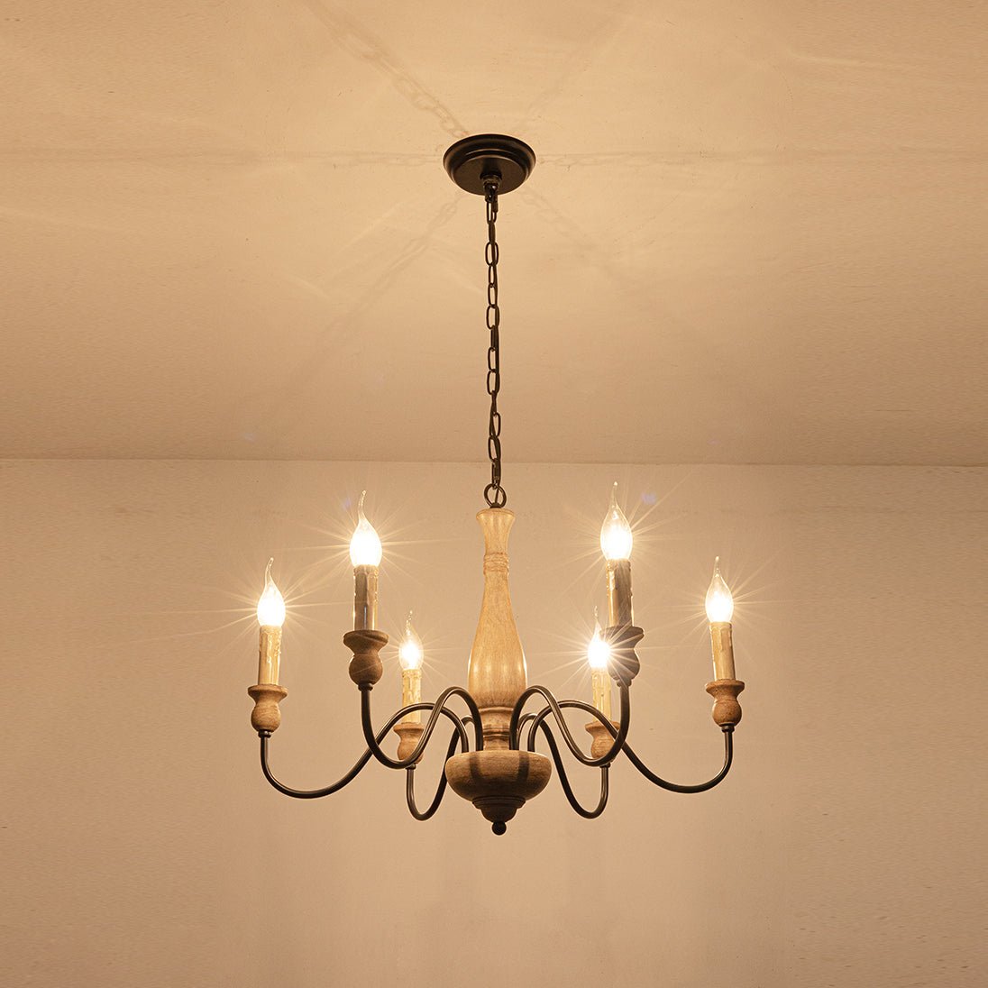 Viraarena Chandelier Farmhouse Rustic