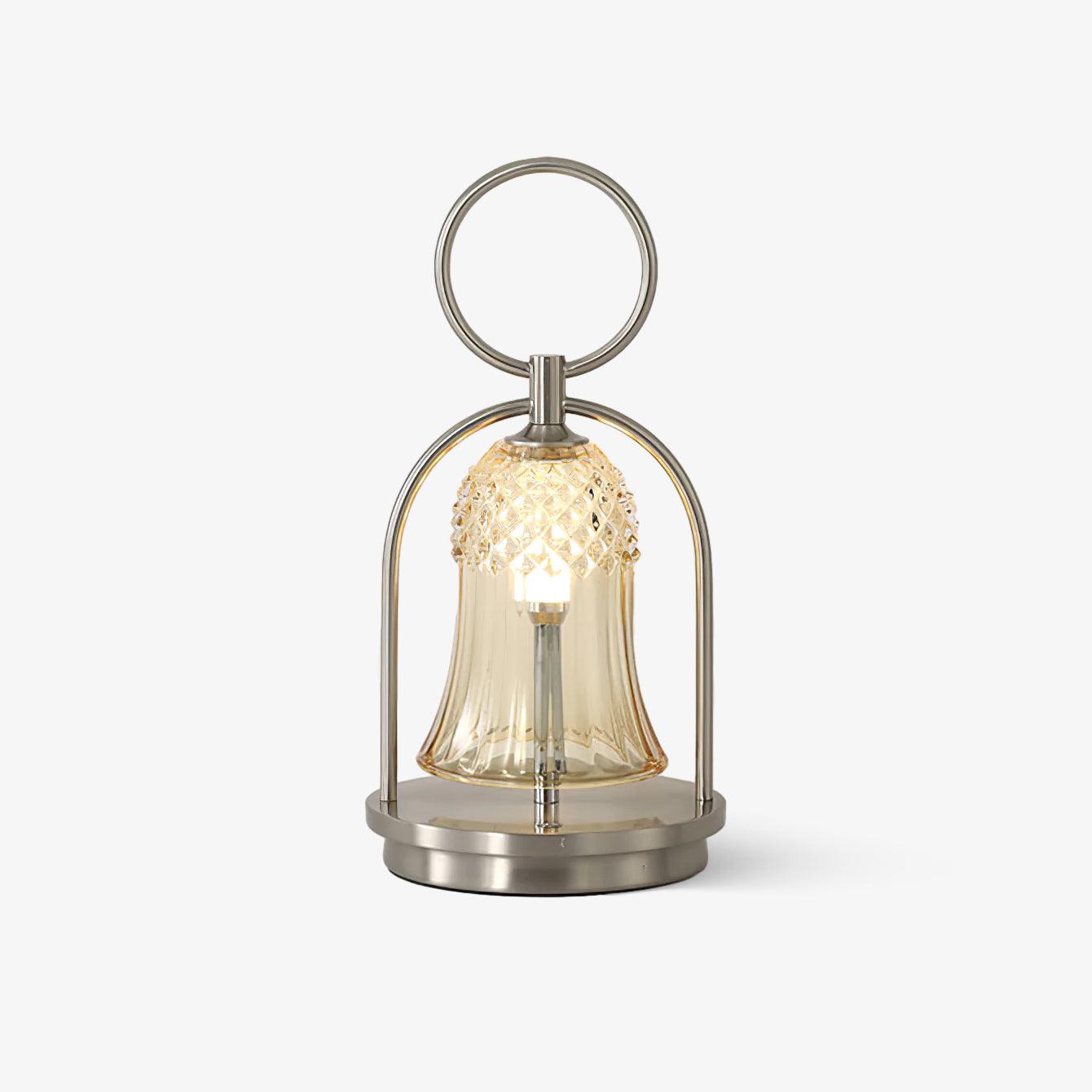 Bell Vintage Glass Table Lamp
