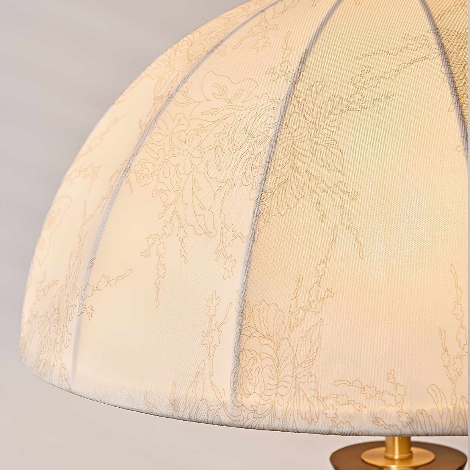 Syliora Vintage Wood Floor Lamp