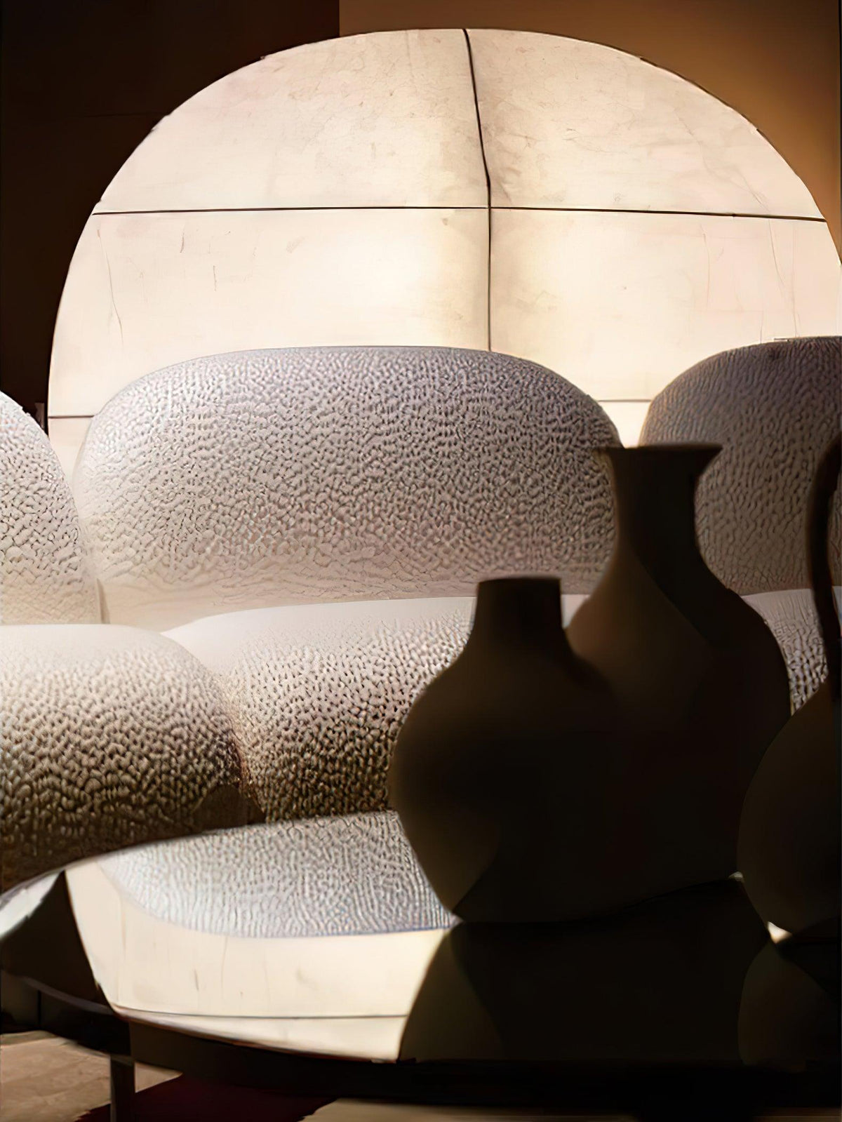 Lylaeos Organic Form Imitation Silk Wall Light