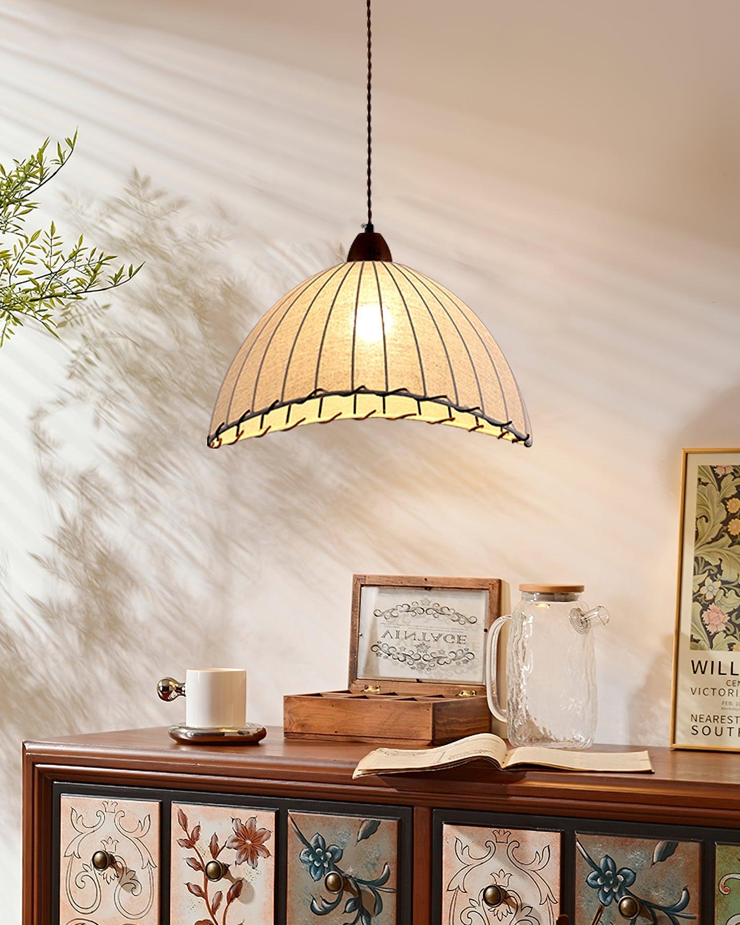 Linoena Modern Fabric Pendant Light