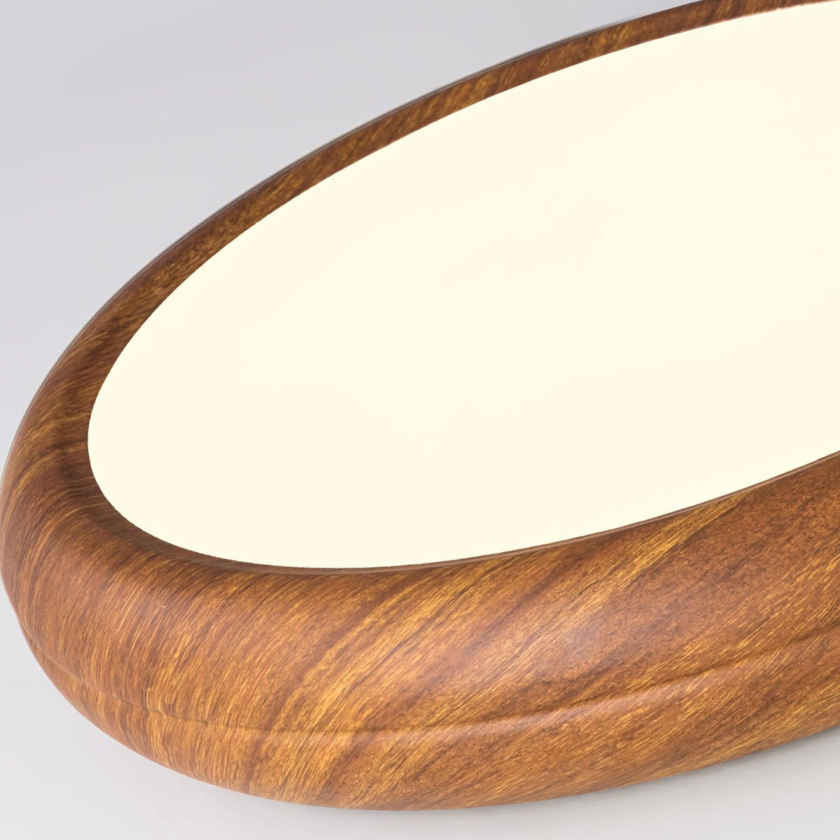 Silas Wood Grain Round Ceiling Light