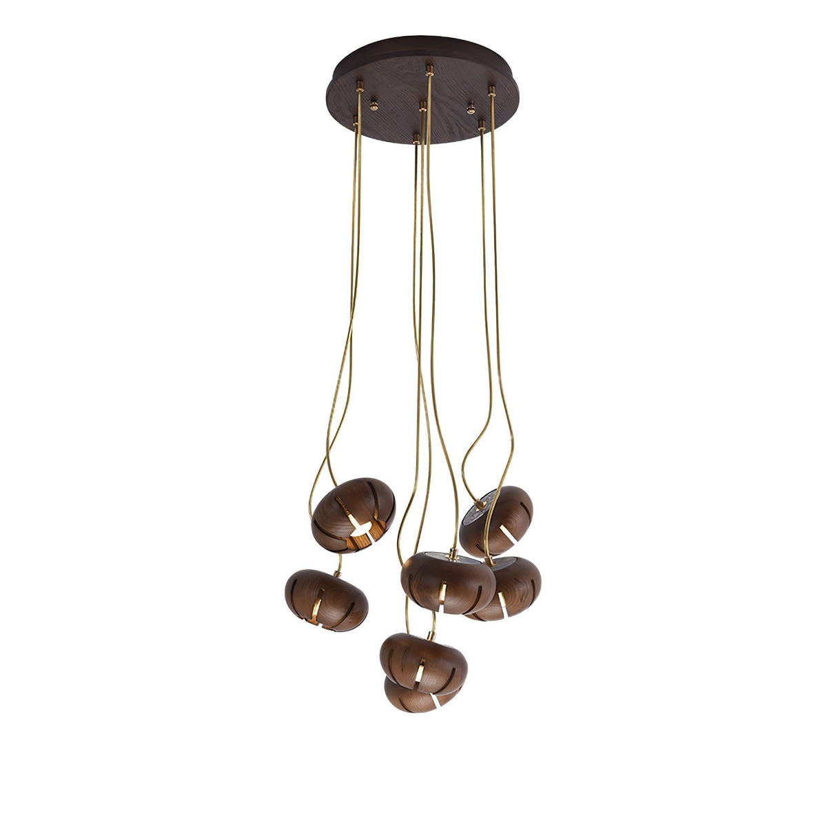 Zasorir Sculptural Marble Cluster Pendant Light