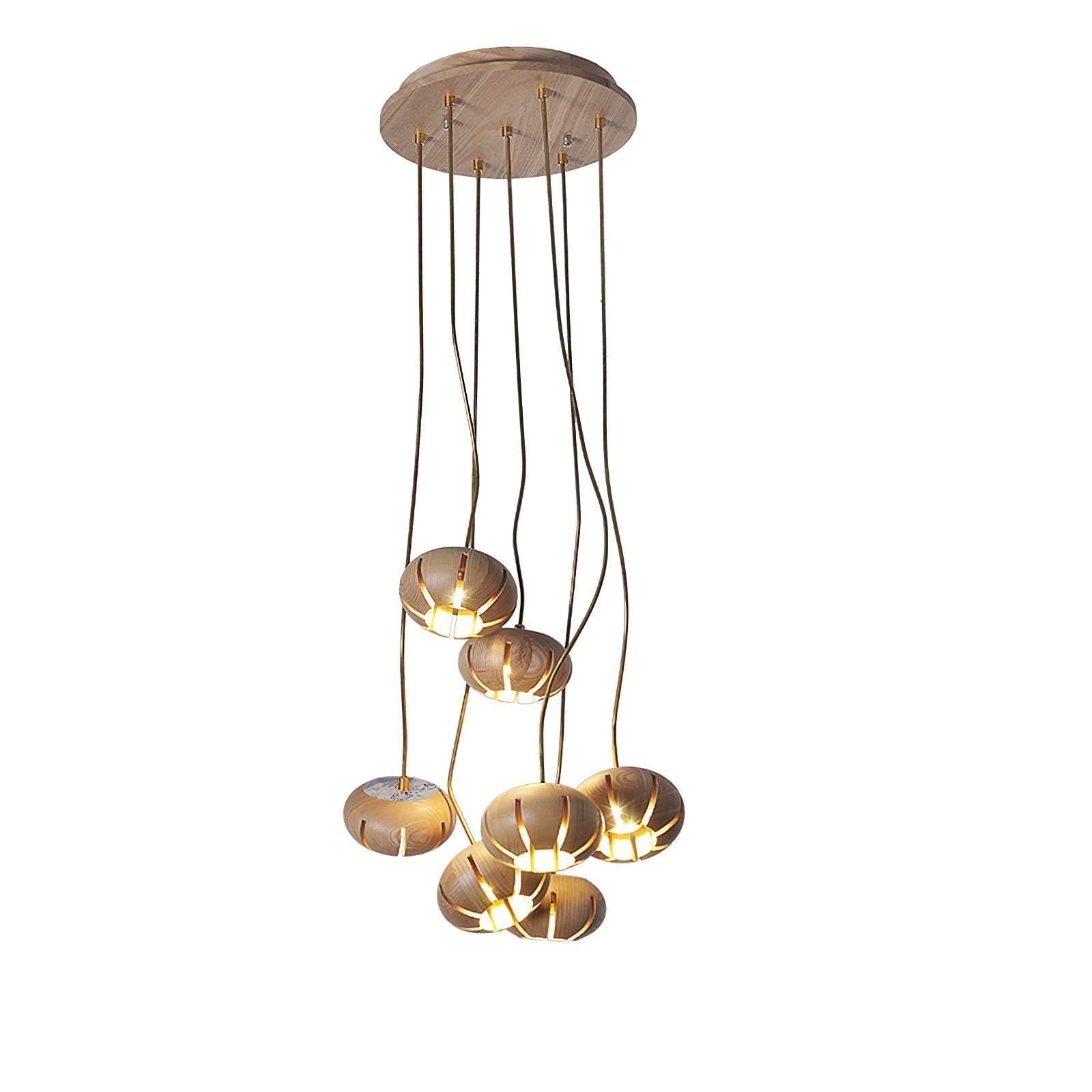 Zasorir Sculptural Marble Cluster Pendant Light