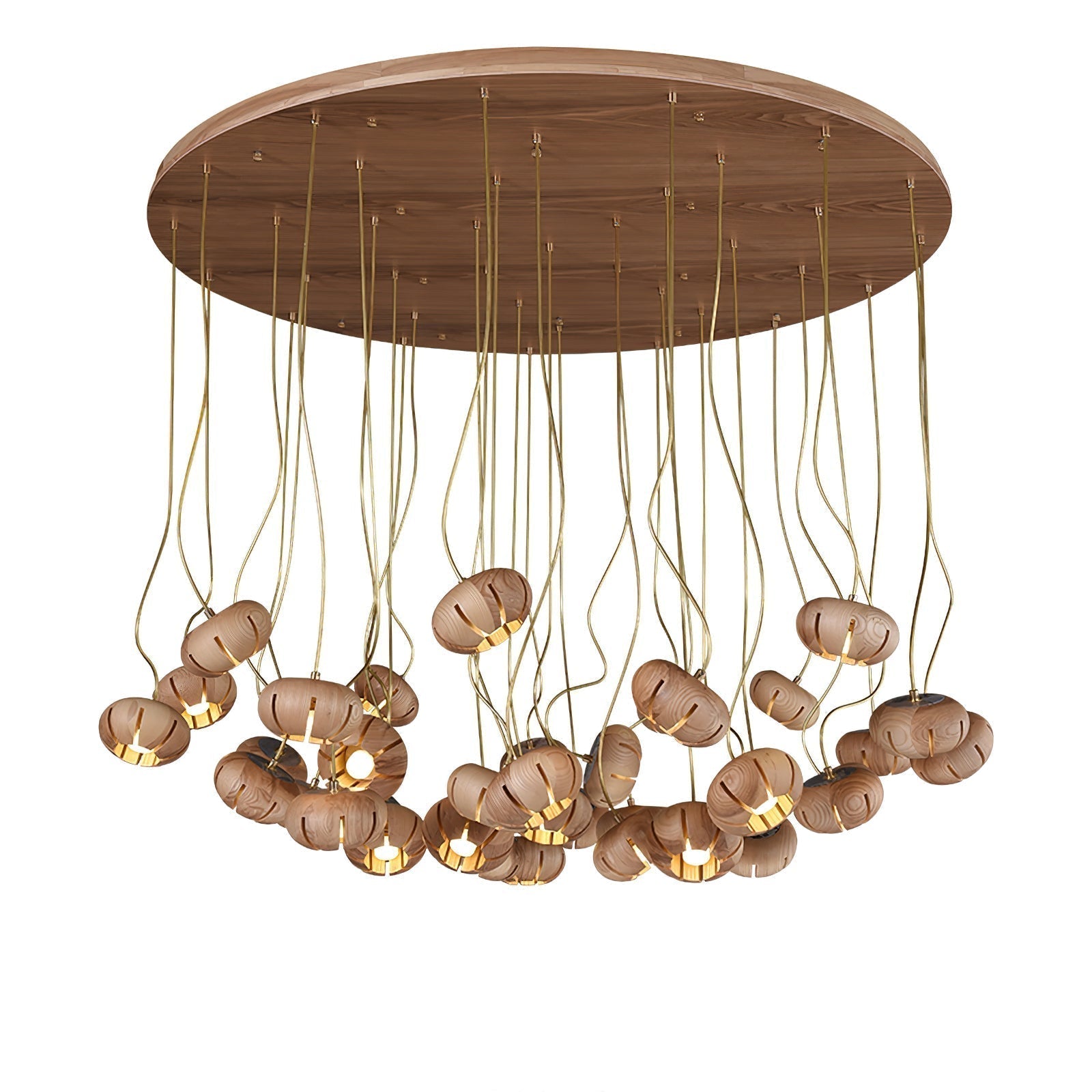 Zasorir Sculptural Marble Cluster Pendant Light