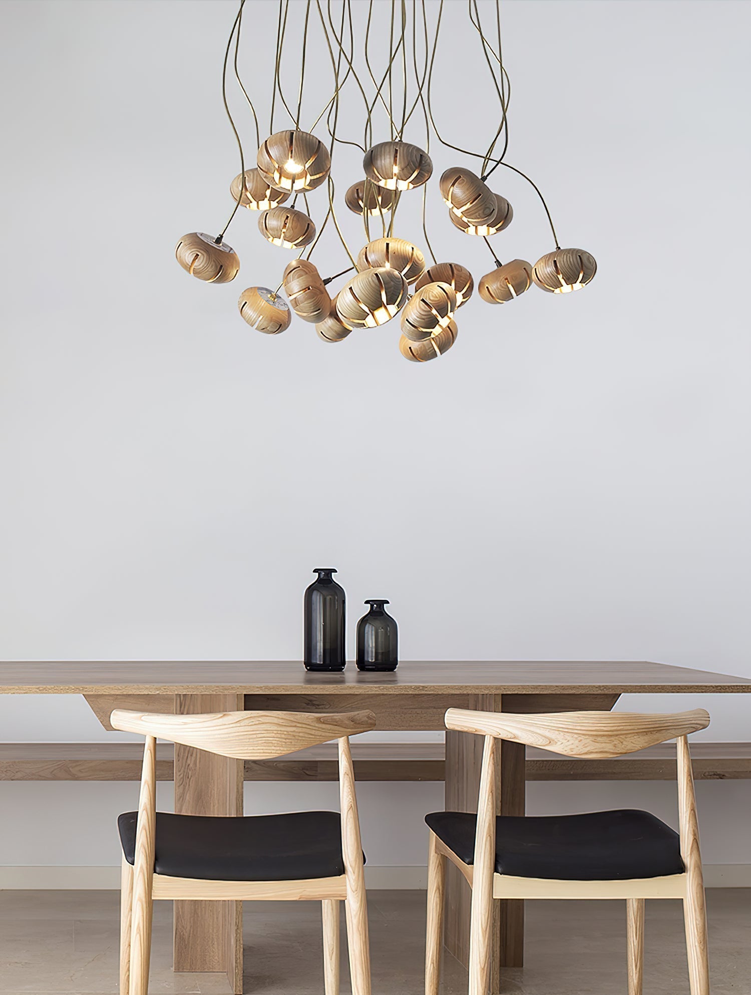 Zasorir Sculptural Marble Cluster Pendant Light