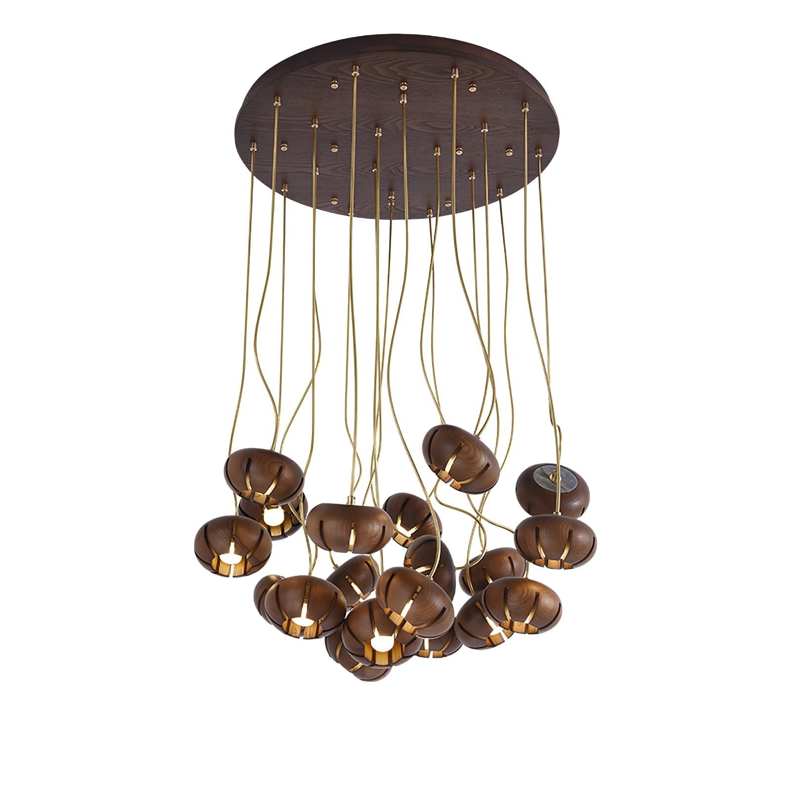 Zasorir Sculptural Marble Cluster Pendant Light