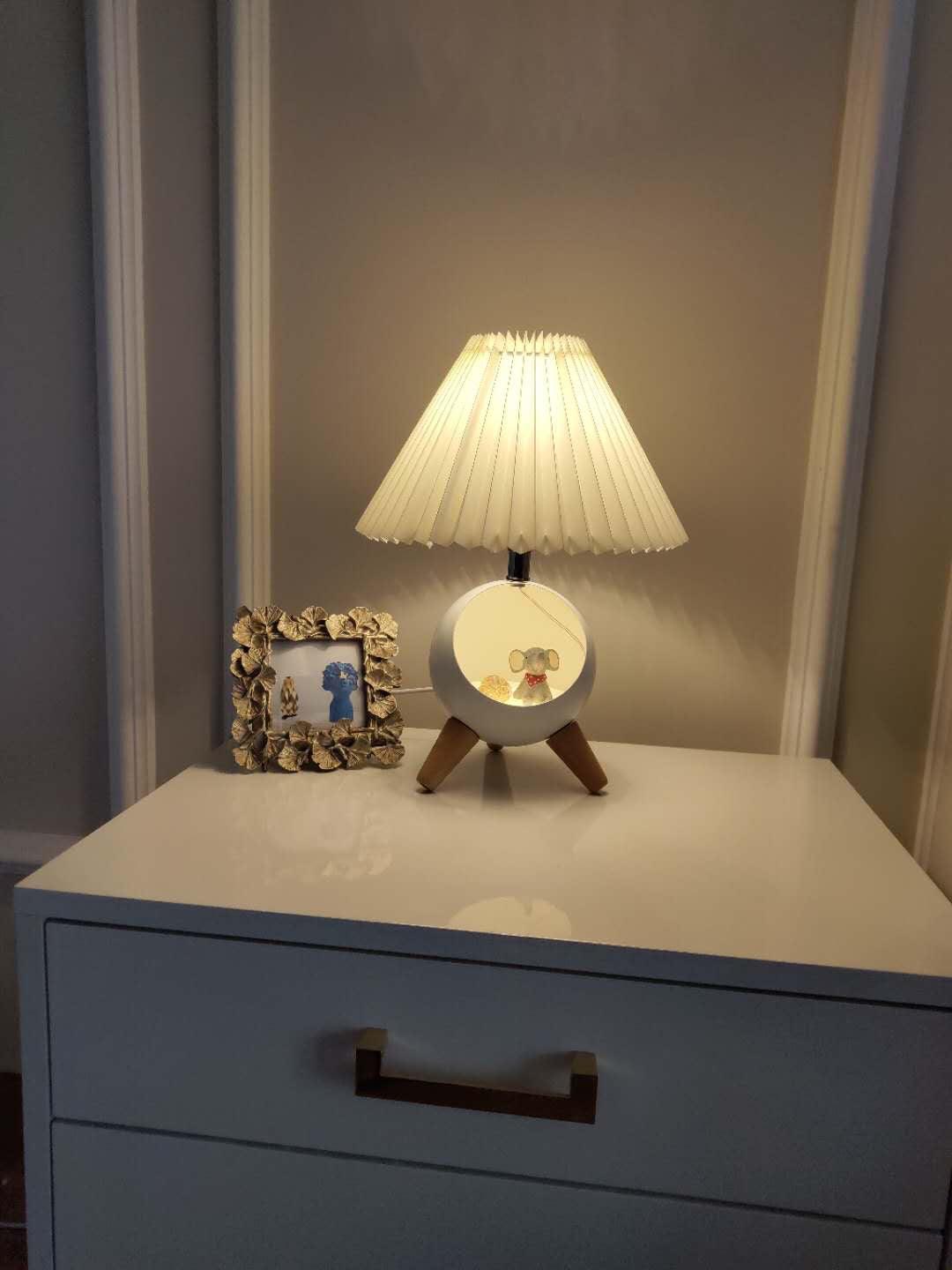 Hazelle Modern Fabric Table Lamp