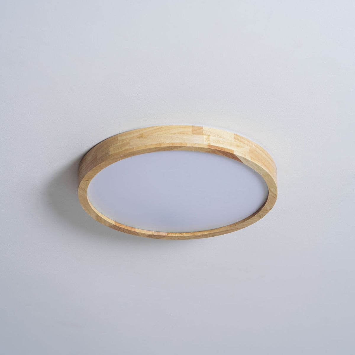 Edenford Wooden Geometric Flush Mount Ceiling Light