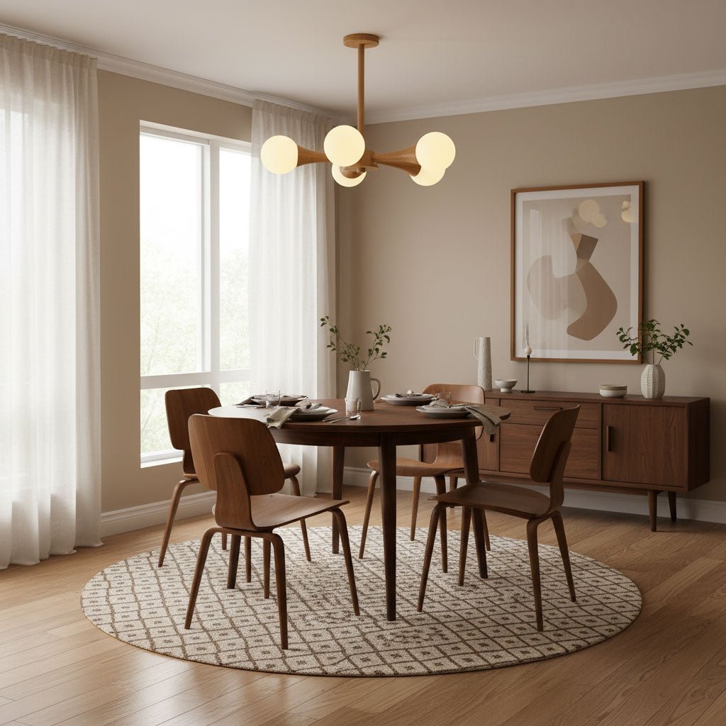 Briarshire Wooden Nera Chandelier