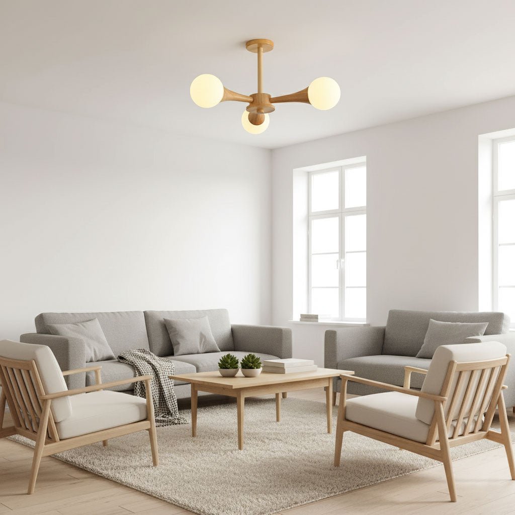 Briarshire Wooden Nera Chandelier