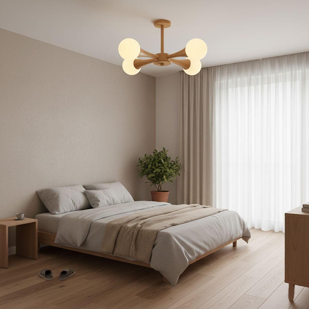 Briarshire Wooden Nera Chandelier