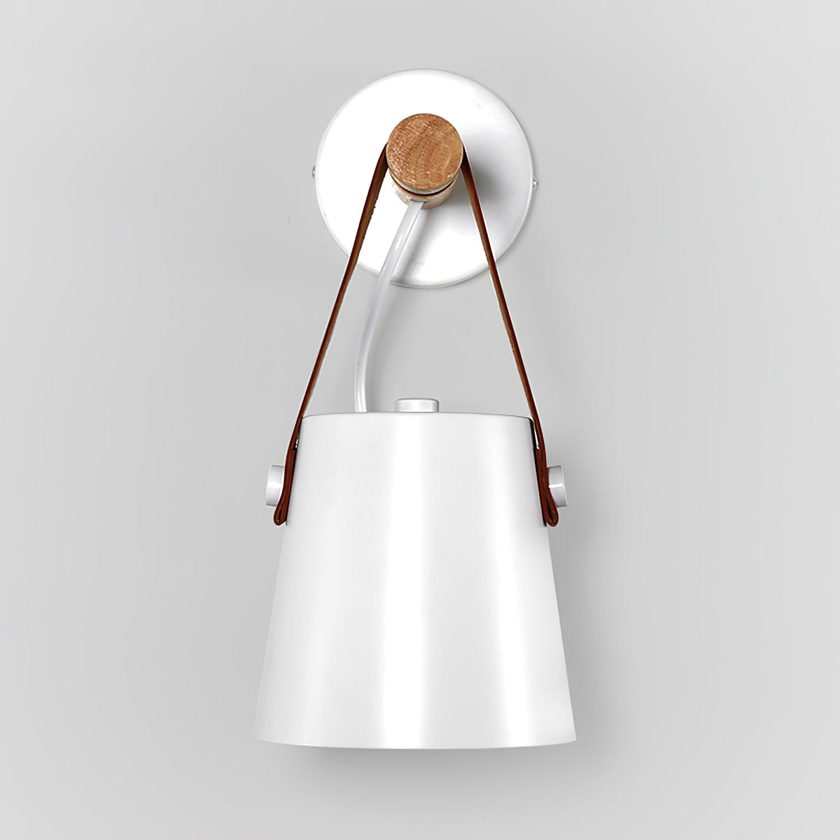 Virixon Wood Leather Wall Lamp