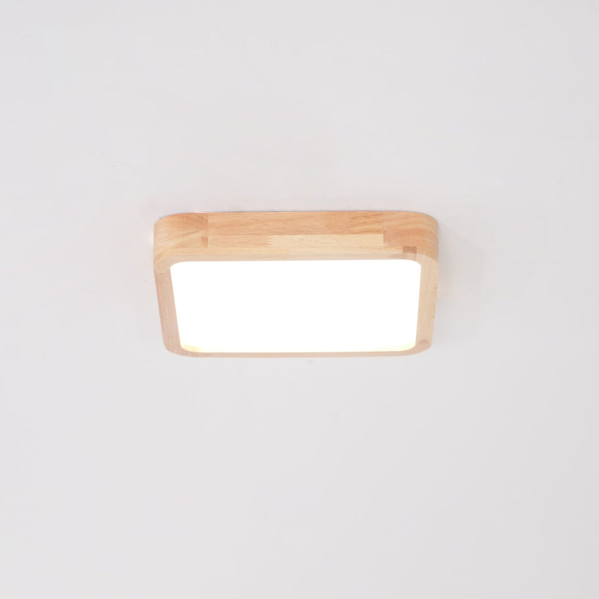 Edenford Wooden Geometric Flush Mount Ceiling Light