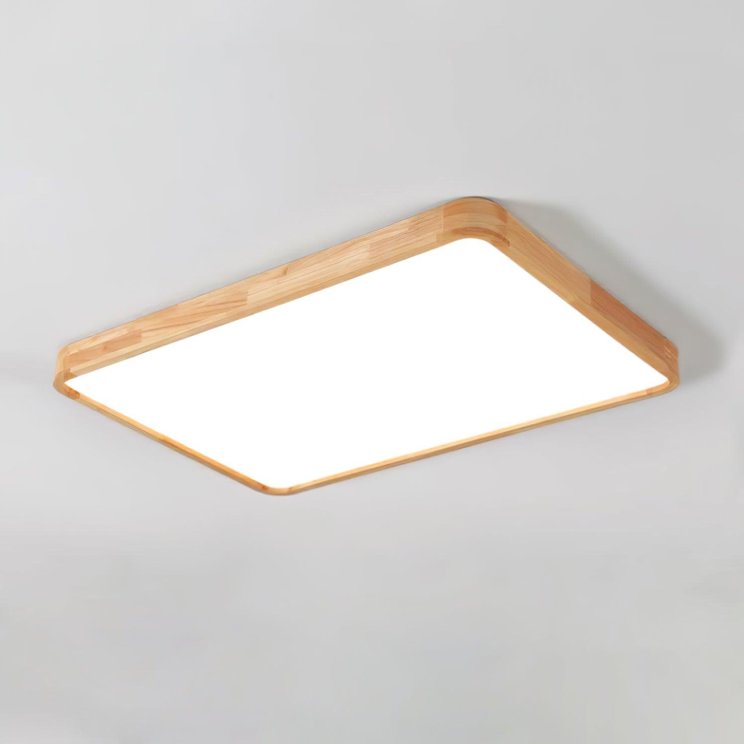 Damian Ceiling Light Wooden Geometric LED