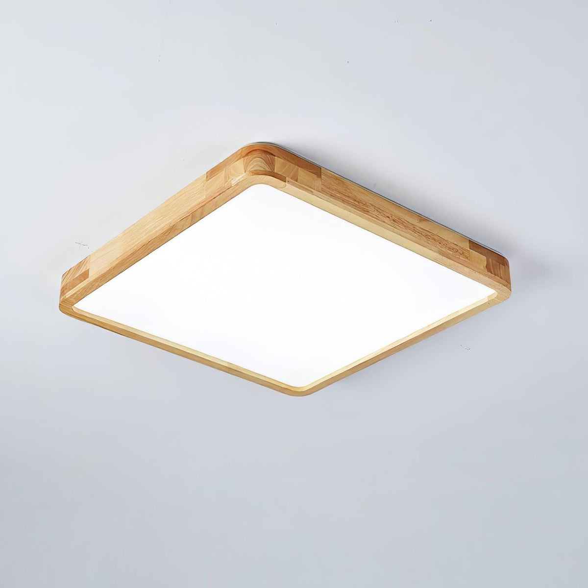 Damian Ceiling Light Wooden Geometric LED