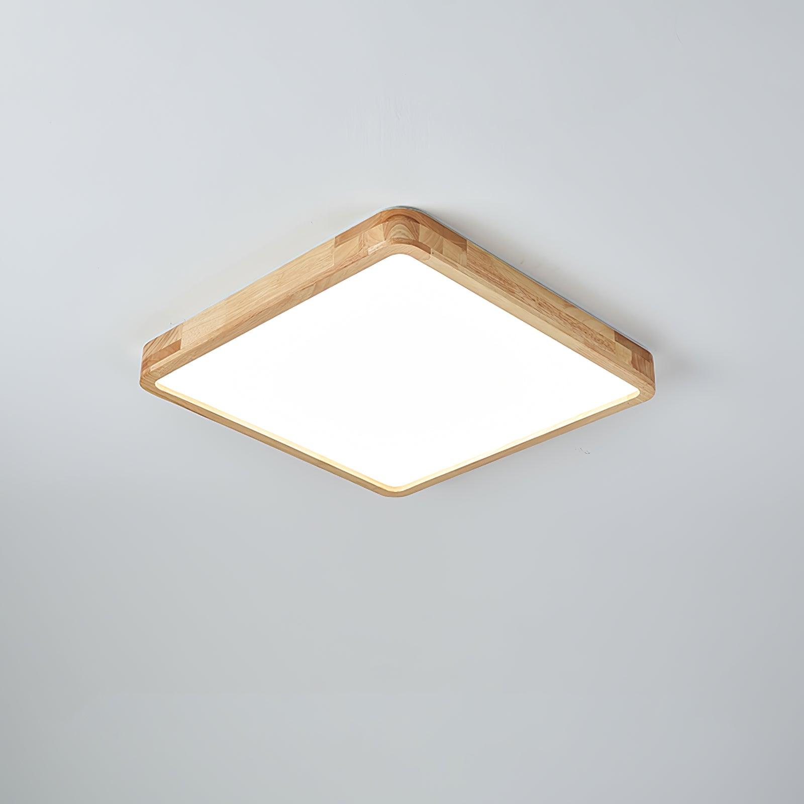 Damian Ceiling Light Wooden Geometric LED