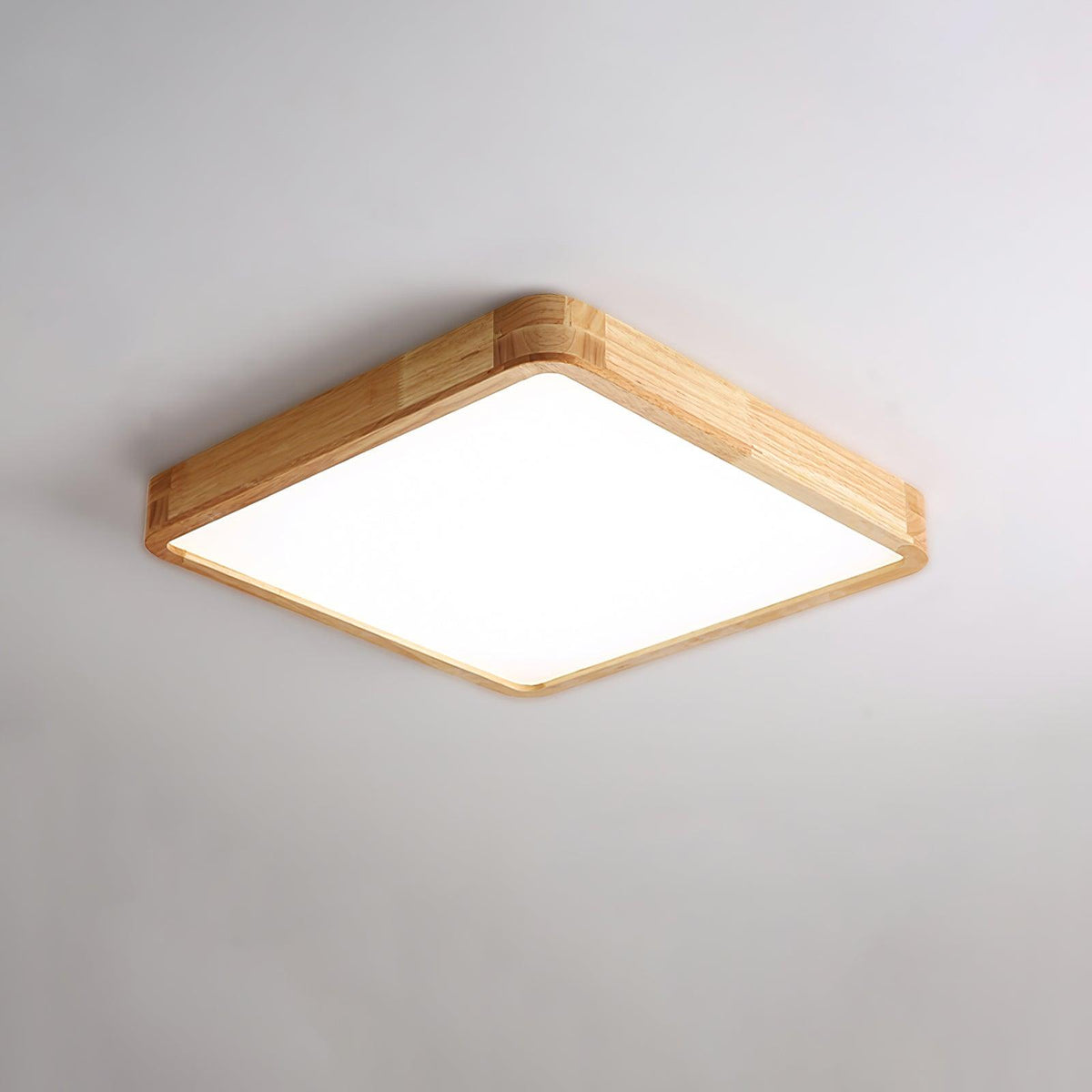 Damian Ceiling Light Wooden Geometric LED