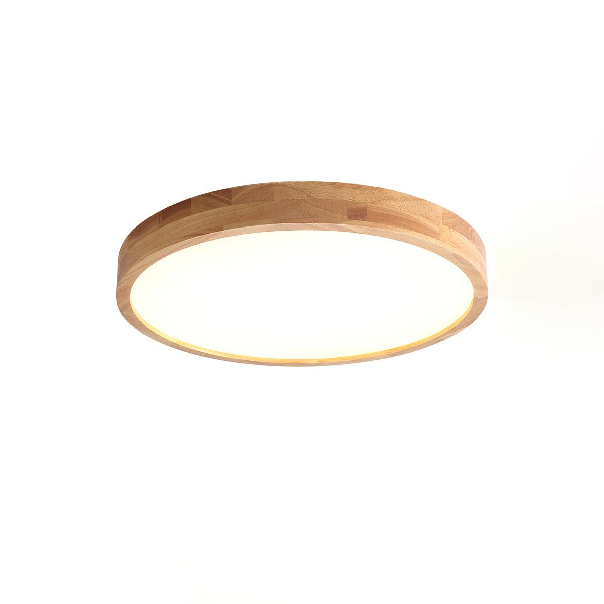 Damian Ceiling Light Wooden Geometric LED
