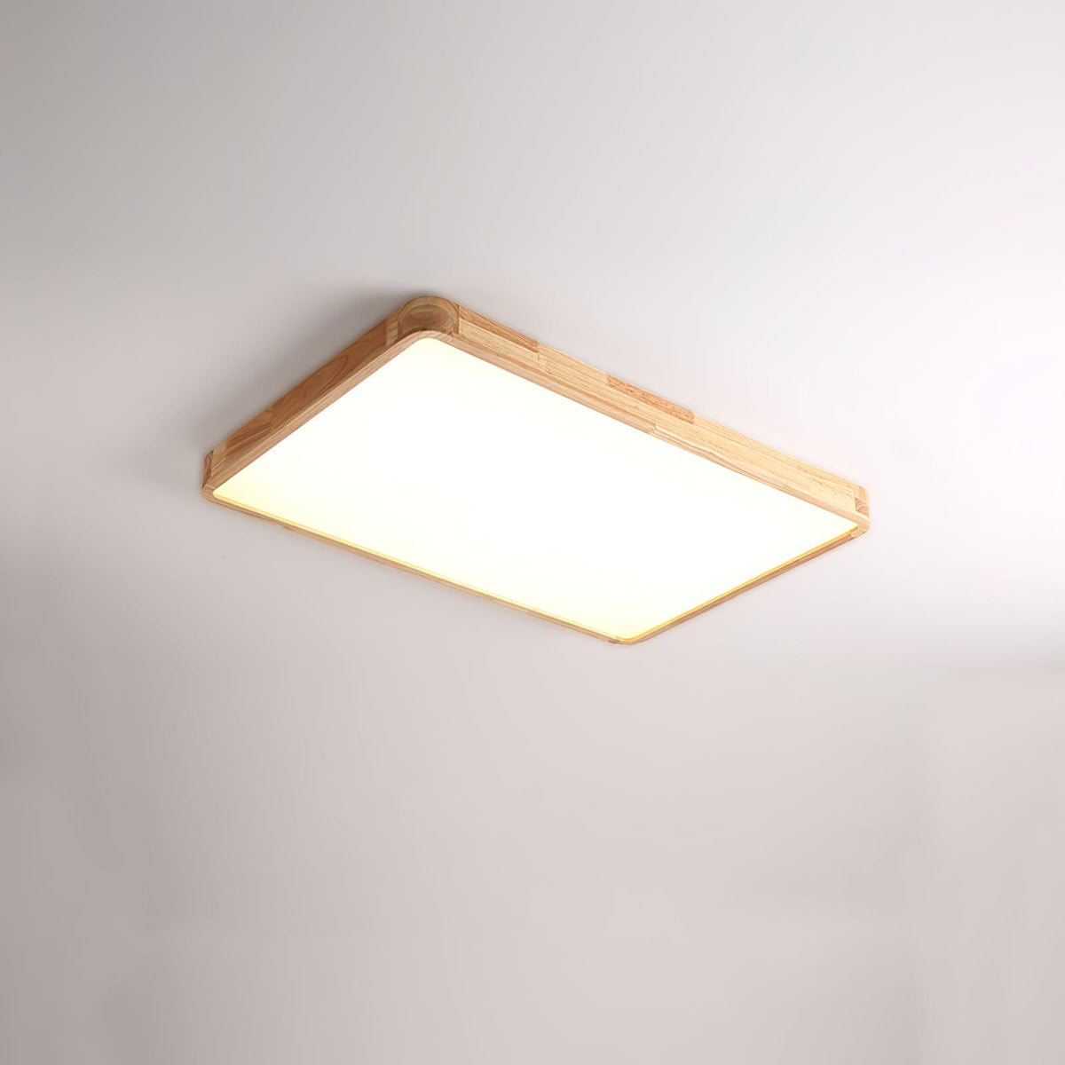 Damian Ceiling Light Wooden Geometric LED